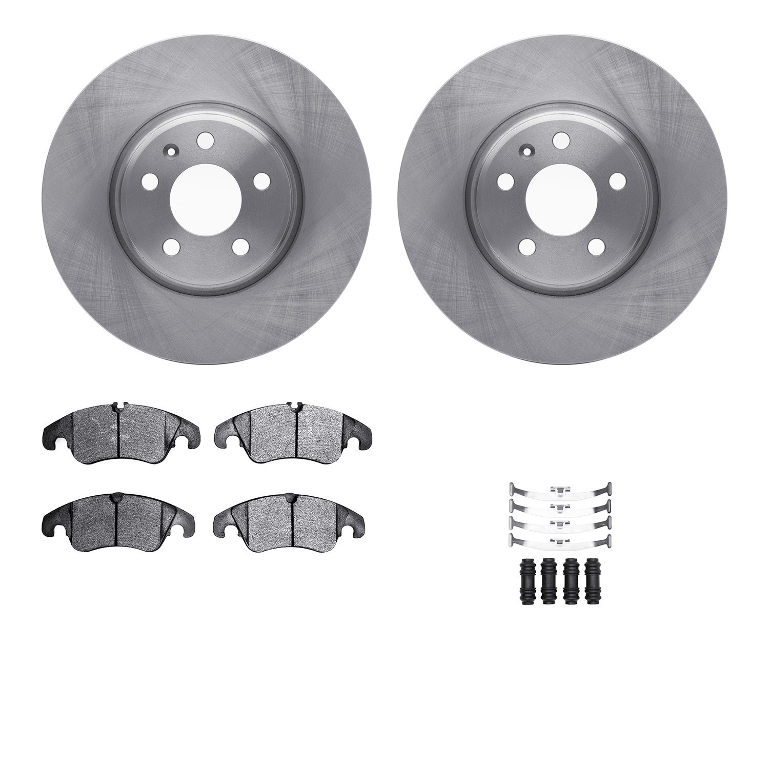 DYN 6612-73245 DFC Rotors with EURO 5000 Ceramic Brake Pads includes Hardware