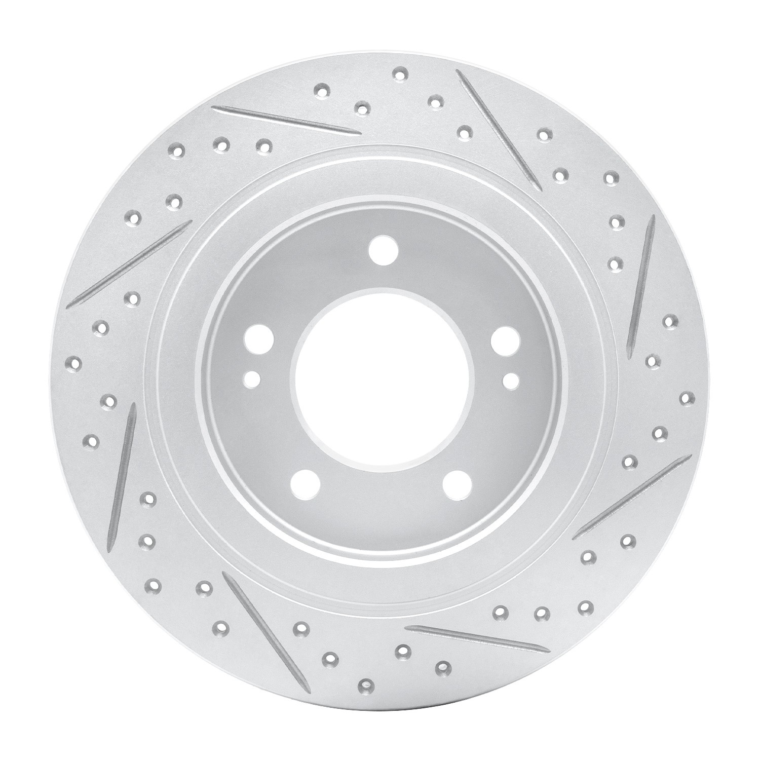 DYN 830-21014L DFC Geoperformance Rotor - Drilled and Slotted - Image 2