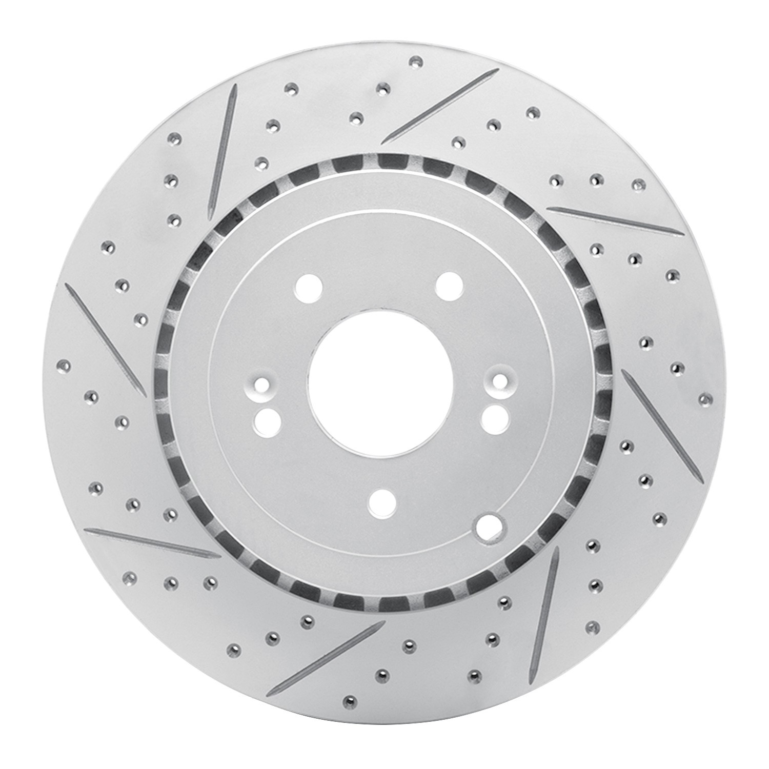 DYN 830-21039L DFC Geoperformance Rotor - Drilled and Slotted - Image 3