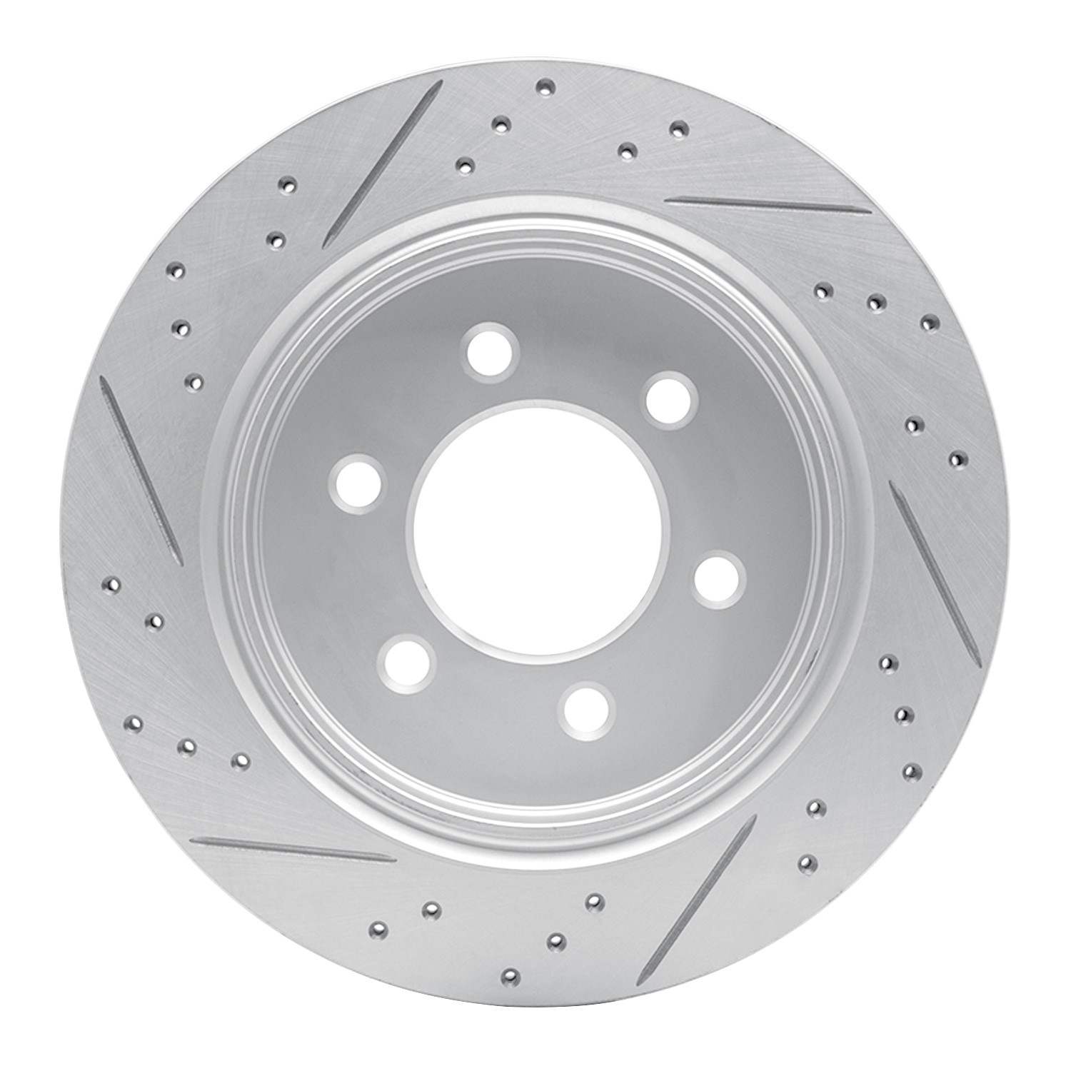 DYN 830-54231R DFC Geoperformance Rotor - Drilled and Slotted - Image 2