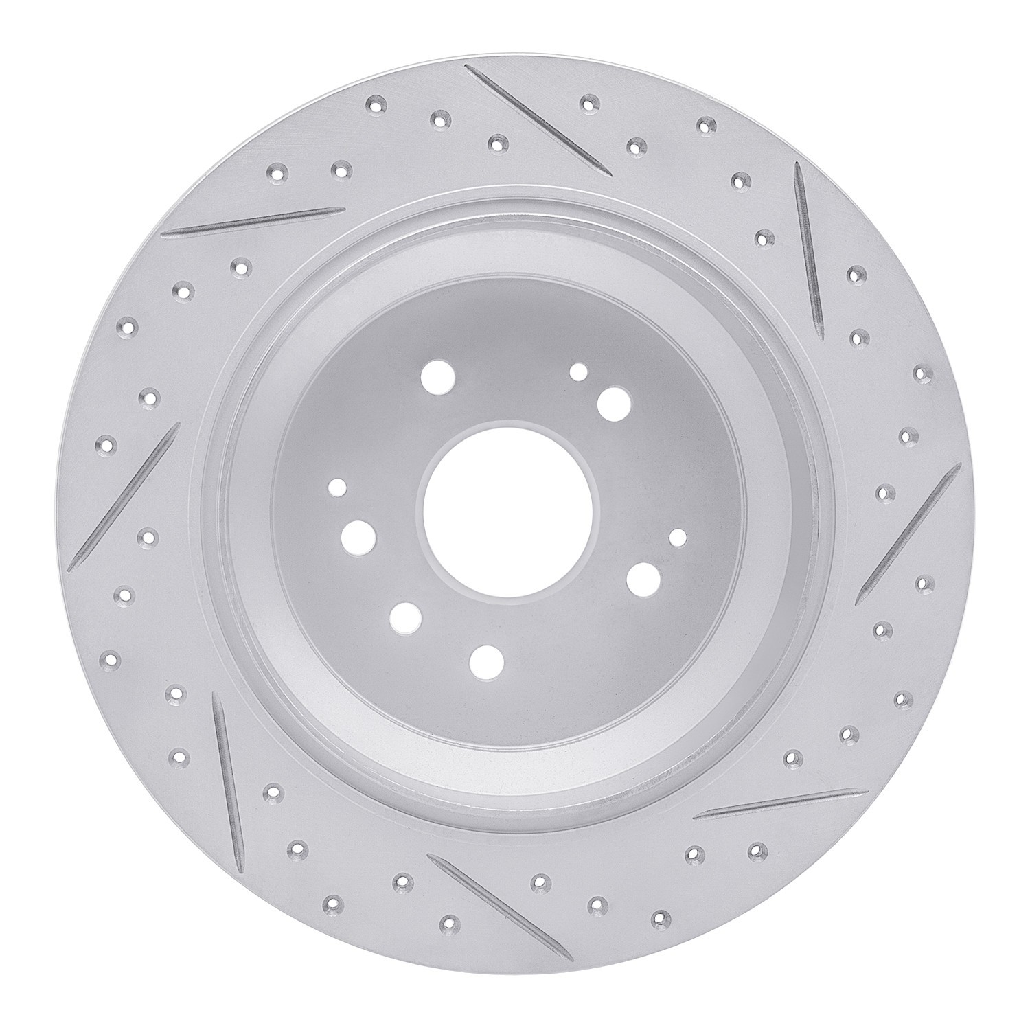 DYN 830-58028L DFC Geoperformance Rotor - Drilled and Slotted - Image 2