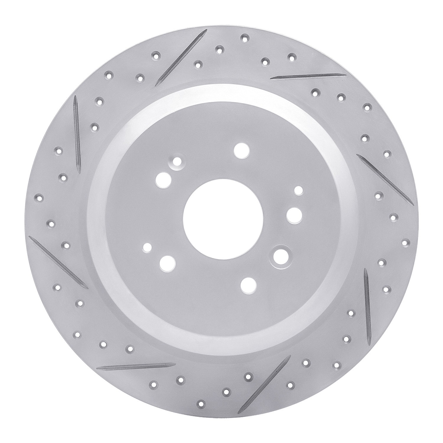 DYN 830-58028L DFC Geoperformance Rotor - Drilled and Slotted - Image 3