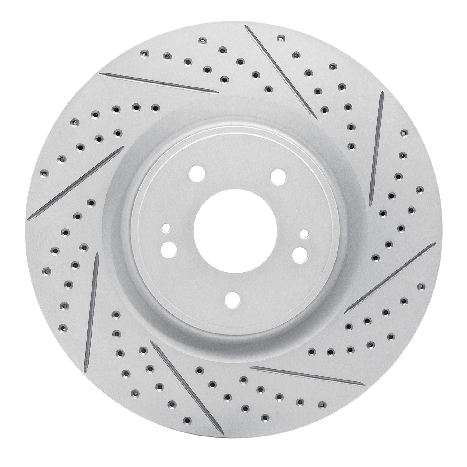 DYN 830-72043R DFC Geoperformance Rotor - Drilled and Slotted - Image 3