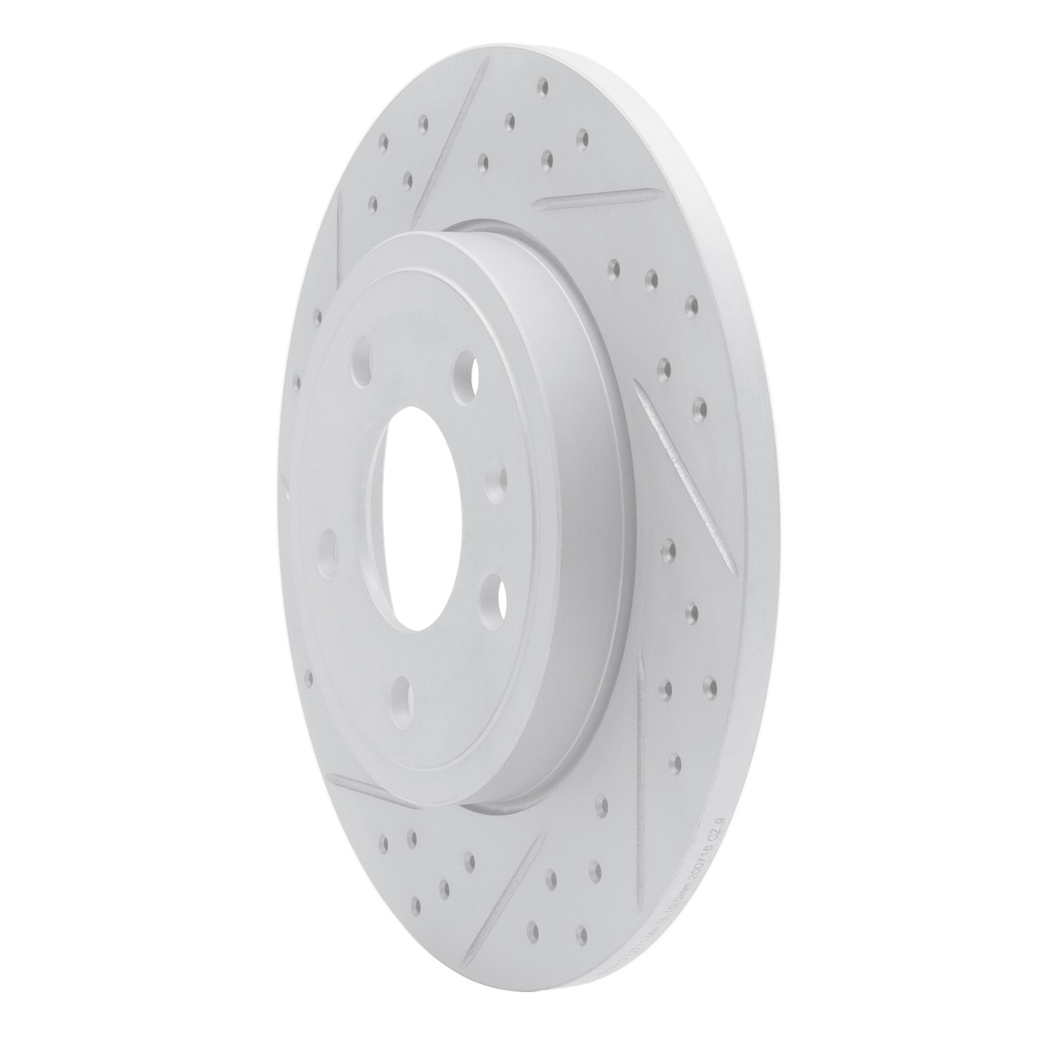 DYN 830-73037L DFC Geoperformance Rotor - Drilled and Slotted