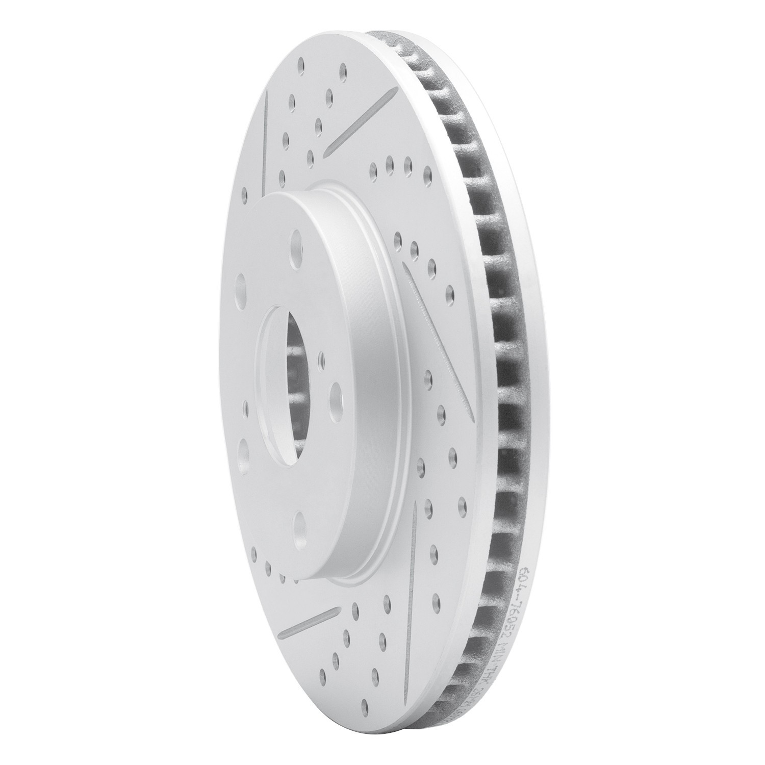 DYN 830-76052L DFC Geoperformance Rotor - Drilled and Slotted