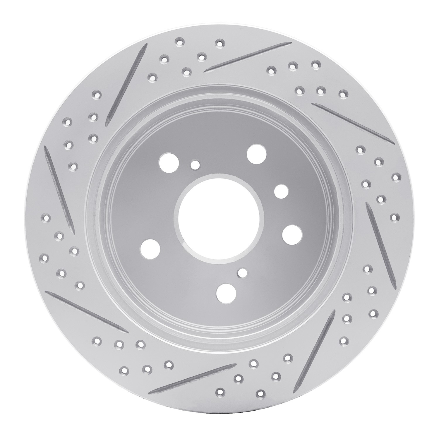 DYN 830-76091R DFC Geoperformance Rotor - Drilled and Slotted - Image 2