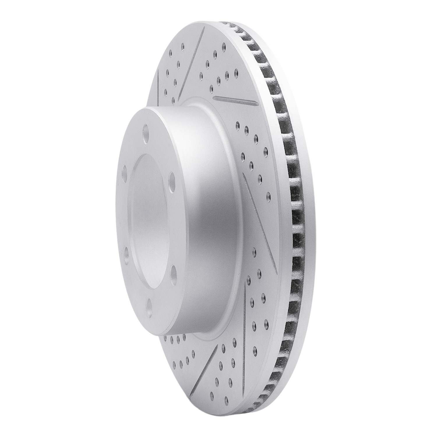 DYN 830-76124L DFC Geoperformance Rotor - Drilled and Slotted