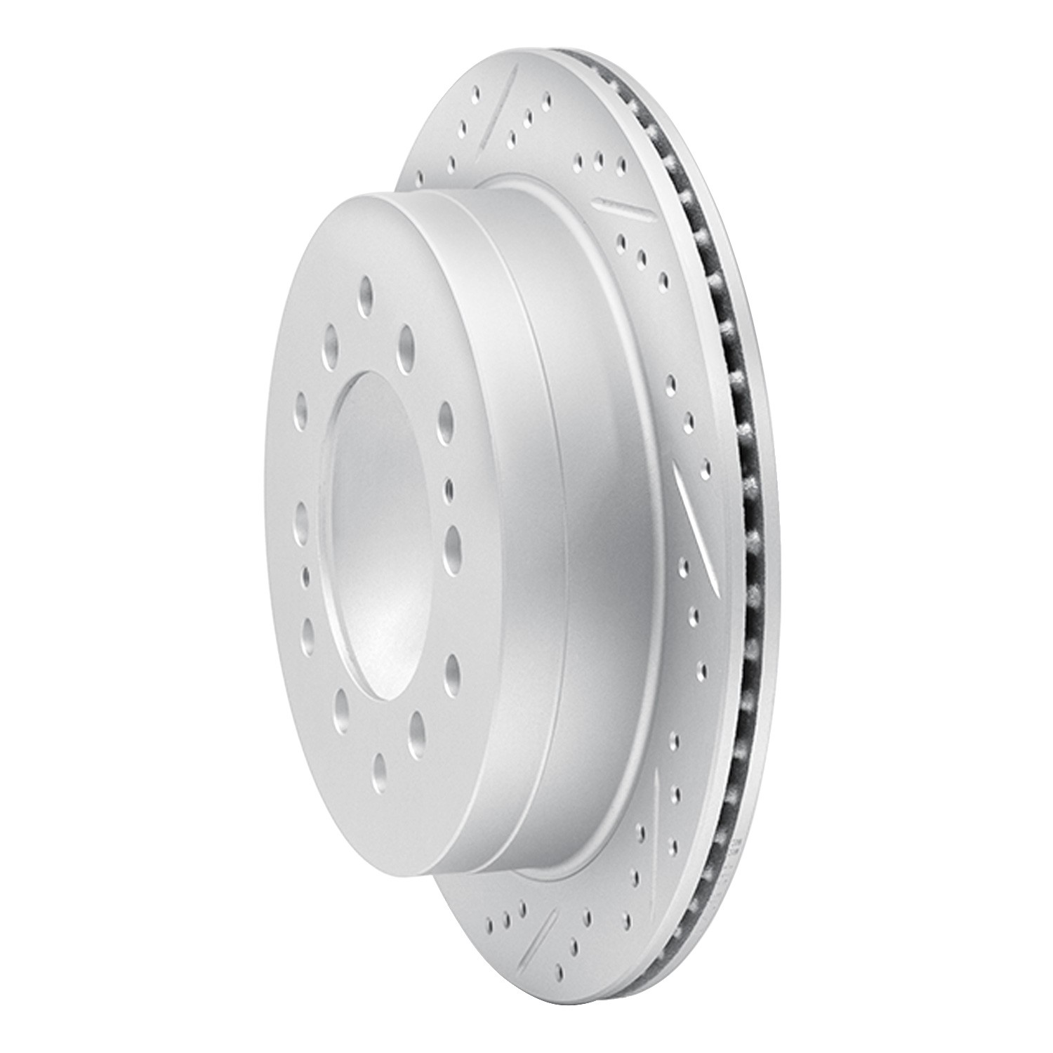 DYN 830-76127L DFC Geoperformance Rotor - Drilled and Slotted