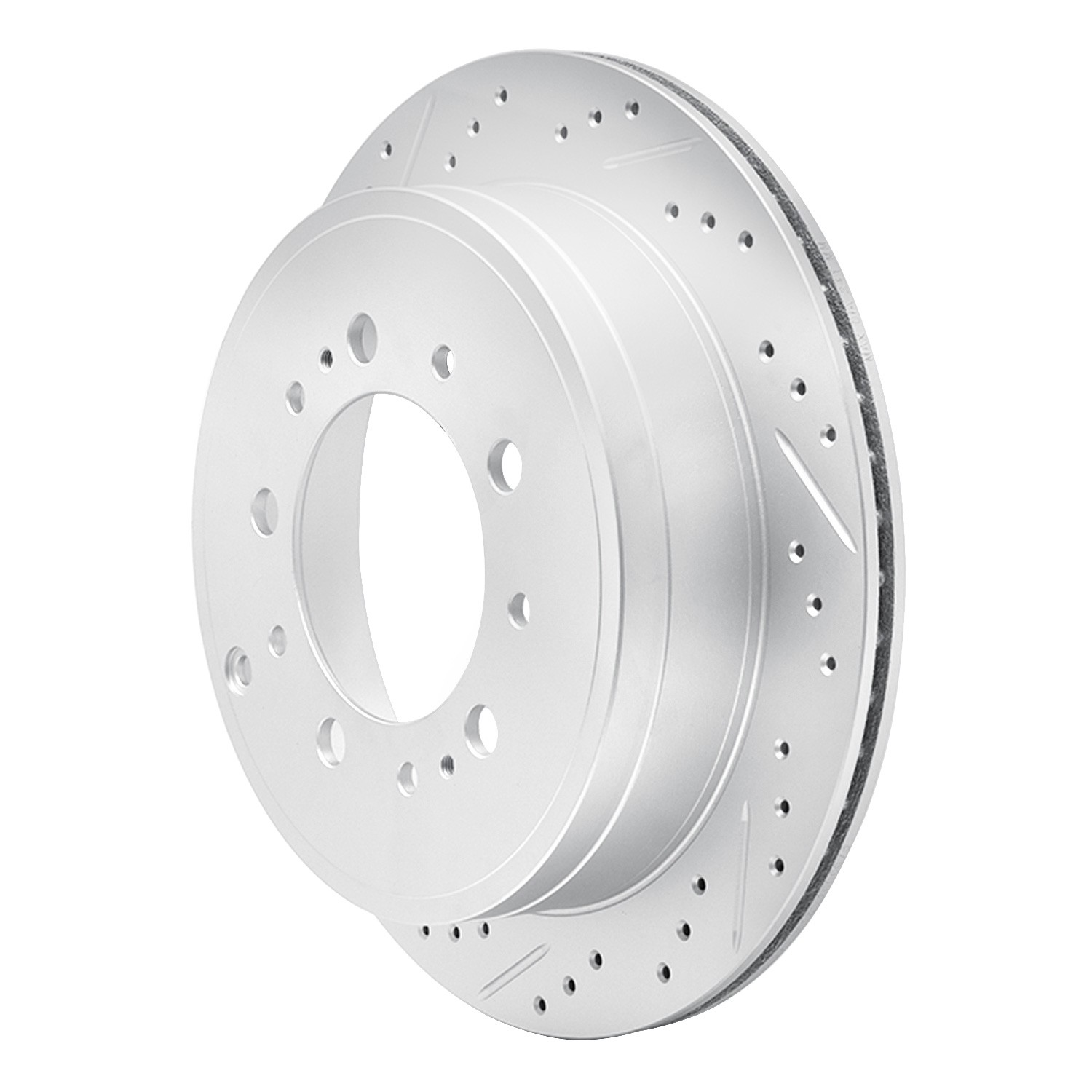 DYN 830-76137L DFC Geoperformance Rotor - Drilled and Slotted