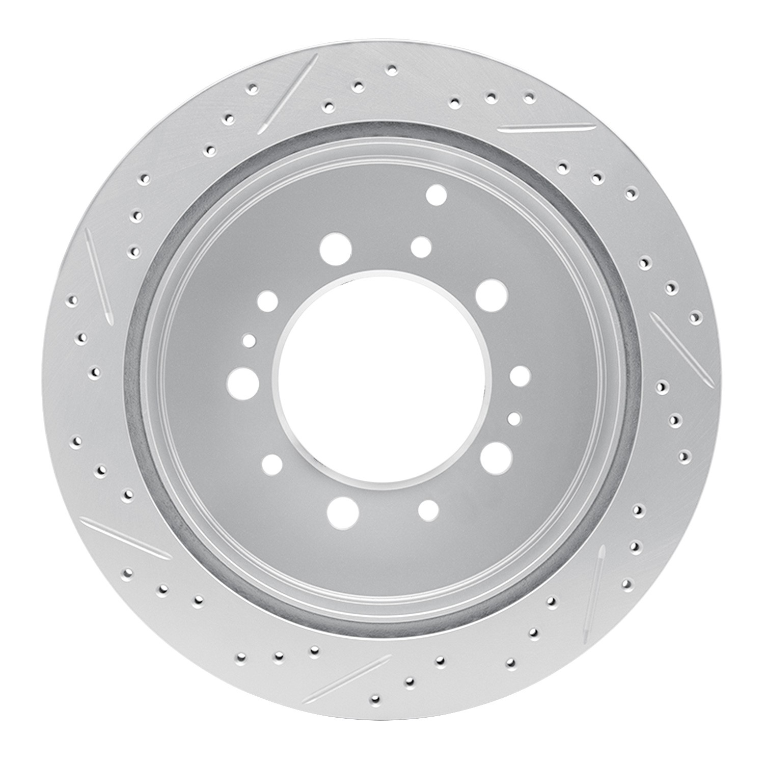 DYN 830-76137R DFC Geoperformance Rotor - Drilled and Slotted - Image 2