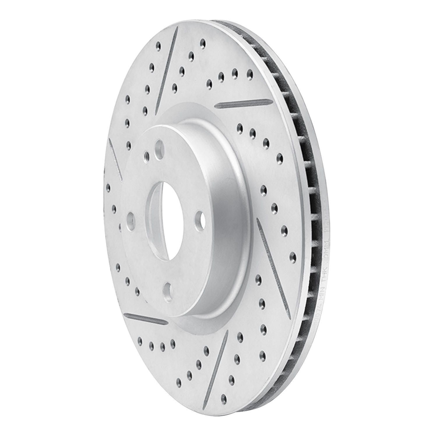 DYN 830-80074L DFC Geoperformance Rotor - Drilled and Slotted