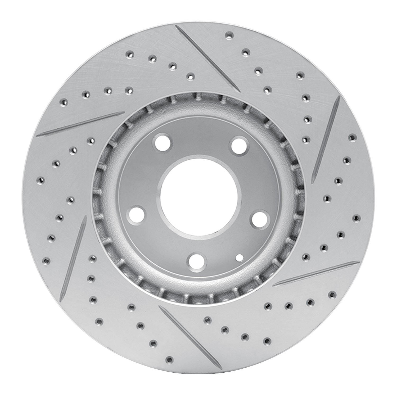 DYN 830-80080L DFC Geoperformance Rotor - Drilled and Slotted - Image 2