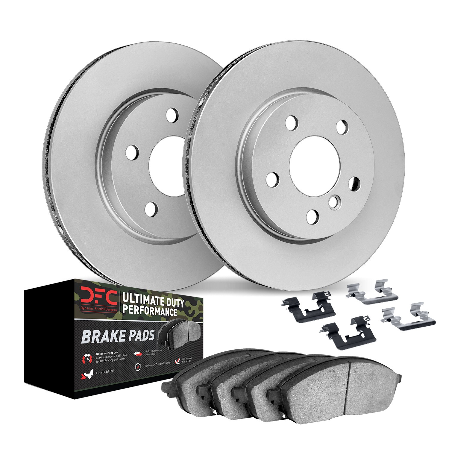 DYN 9412-47002 DFC Hi-Carbon Rotor - HD Brake Pad - Hardware