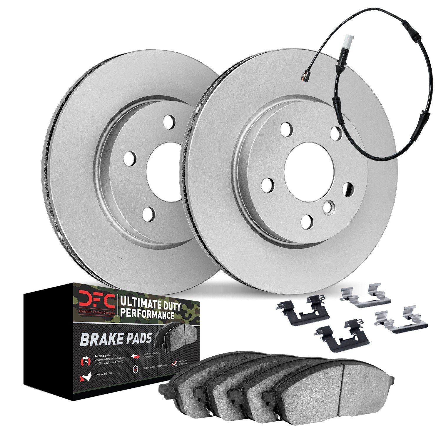 DYN 9422-63002 DFC Hi-Carbon Rotor - HD Brake Pad - Hardware and Sensor