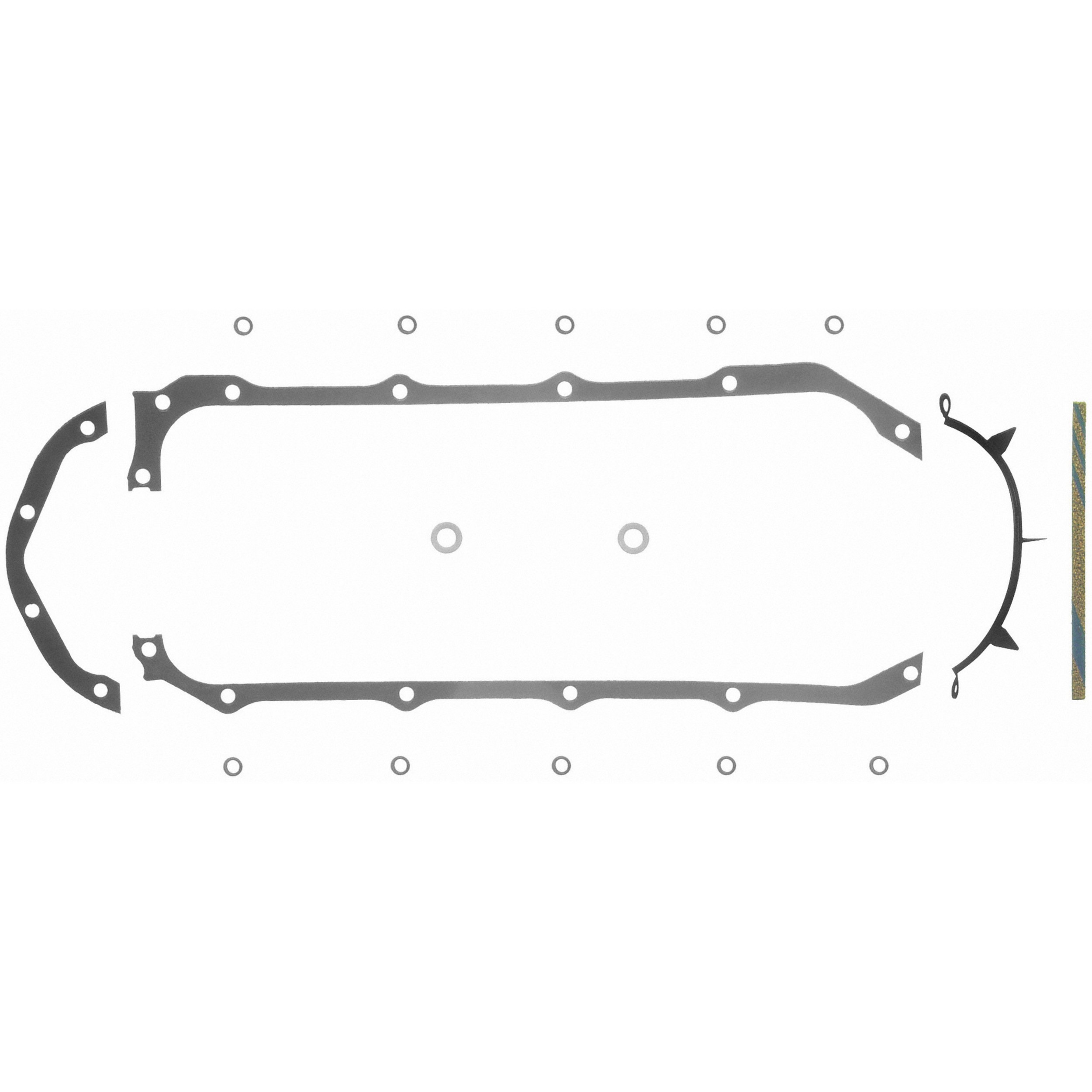 Fel-Pro 1814 Rubber-coated fiber Engine Oil Pan Gasket Set