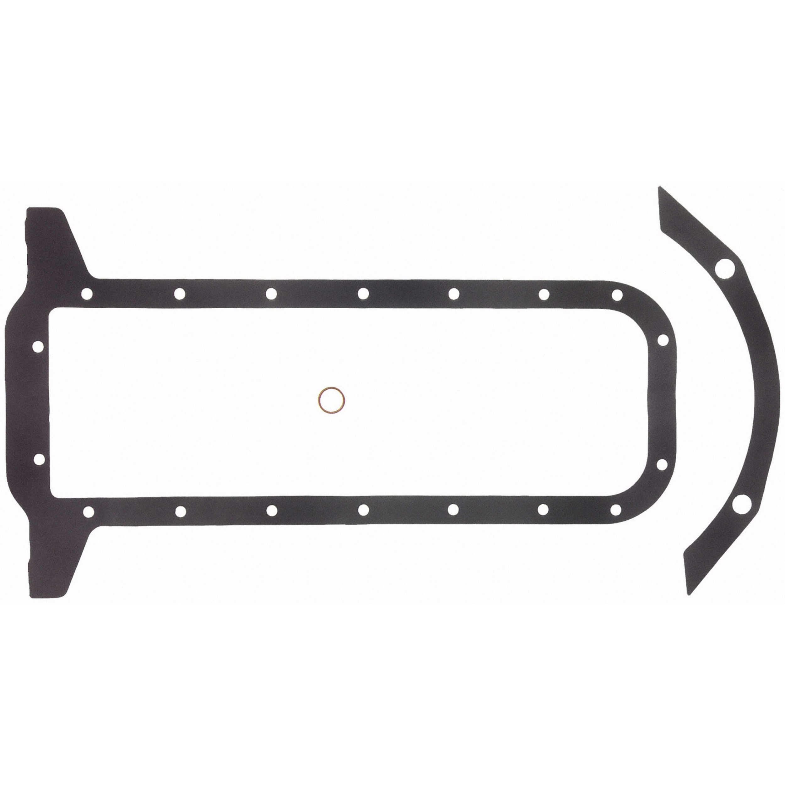 Fel-Pro OS30305 Engine Oil Pan Gasket Set 20 Bolt Hole Two Piece Gasket