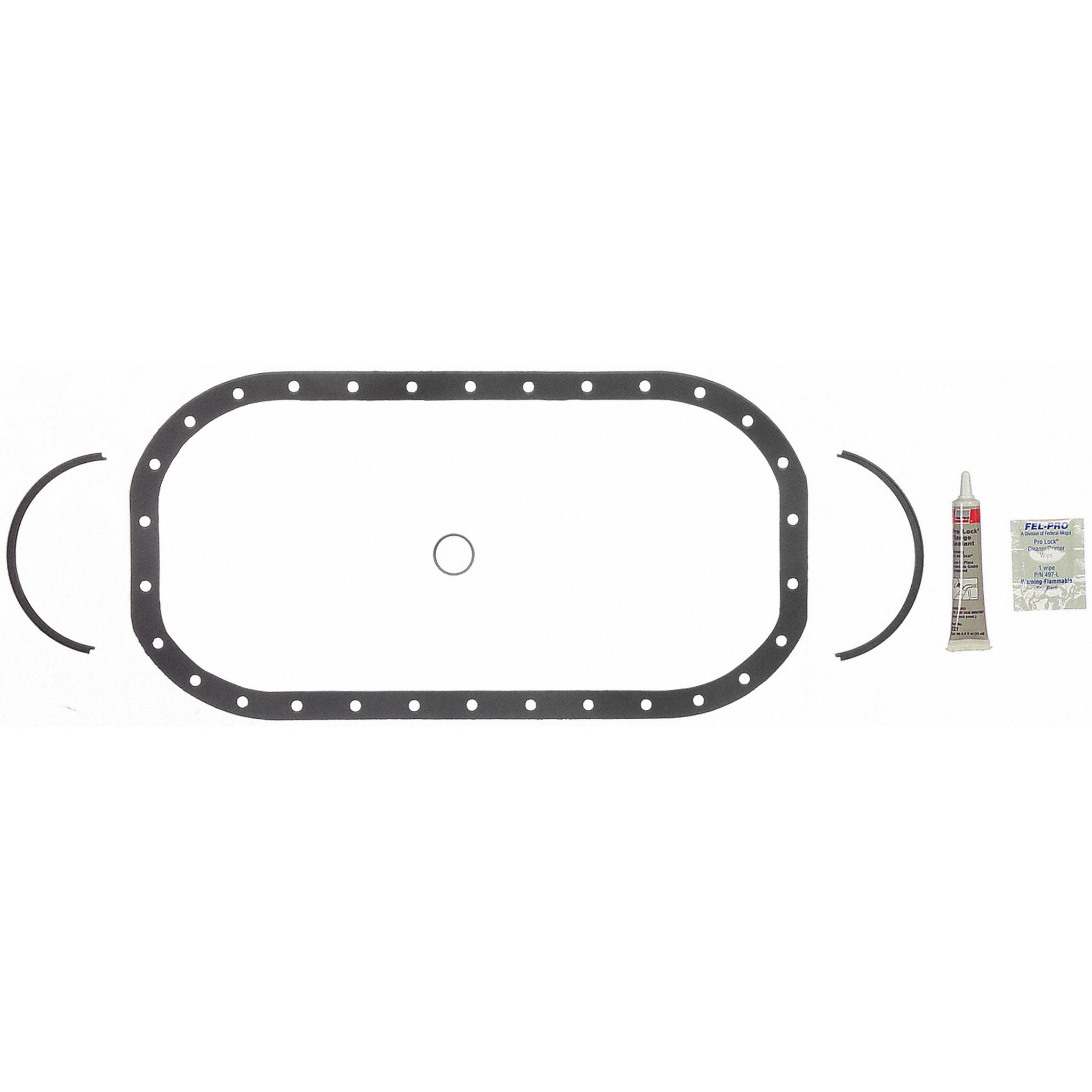 Fel-Pro OS30427A Engine Oil Pan Gasket Set High-temperature Rubber-coated fiber