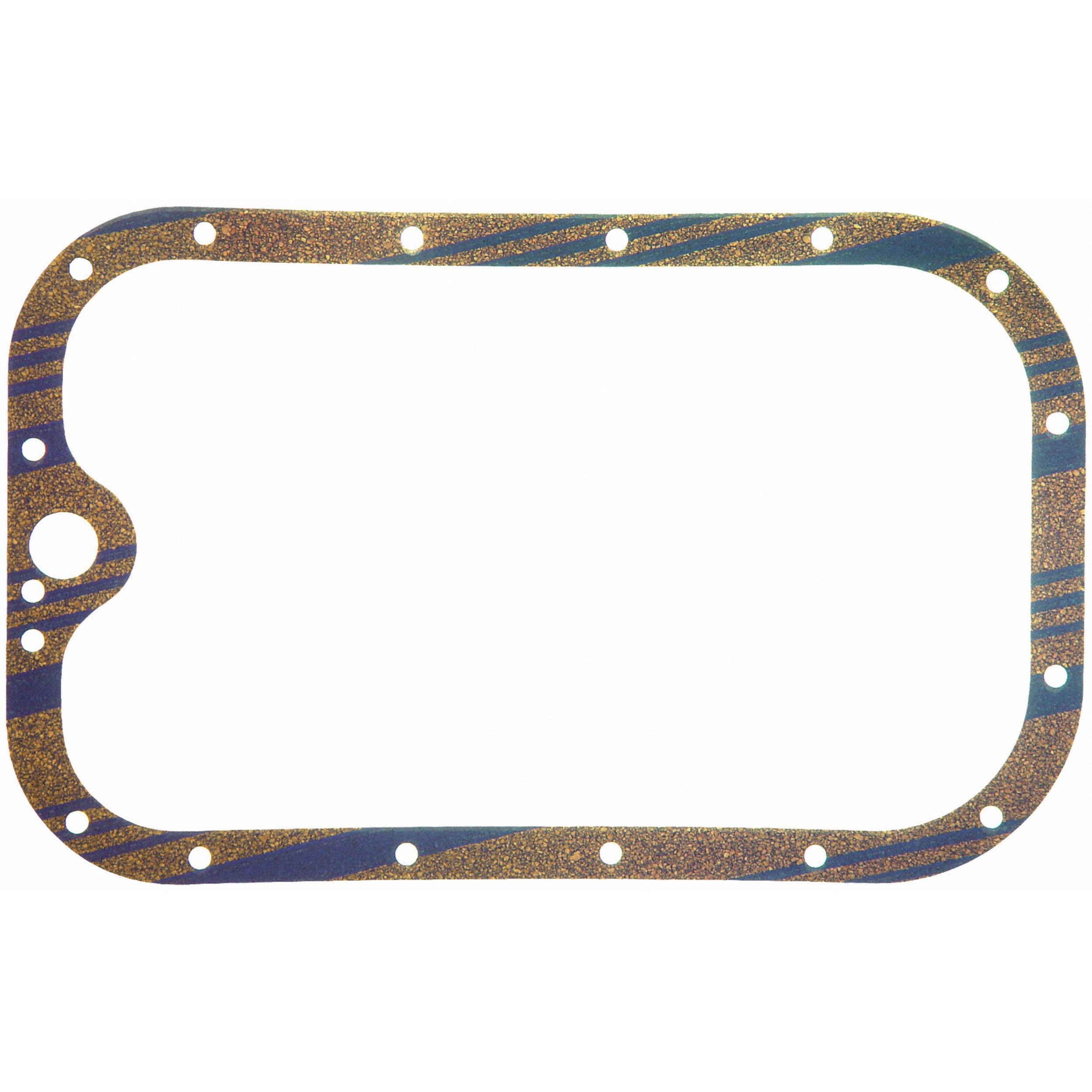 Fel-Pro OS30700C Engine Oil Pan Gasket Set Blue Stripe cork-rubber