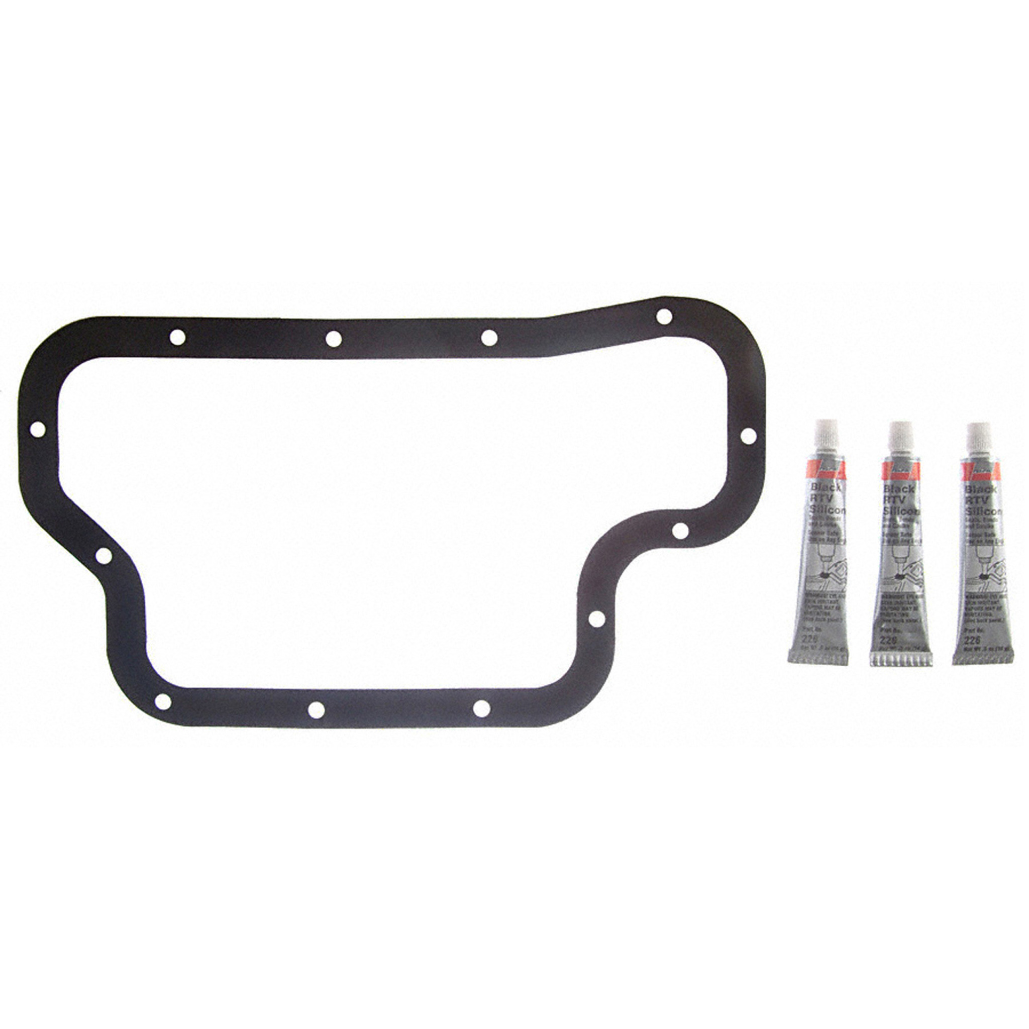 Fel-Pro OS30737 Engine Oil Pan Gasket Set High-temperature Rubber-coated fiber