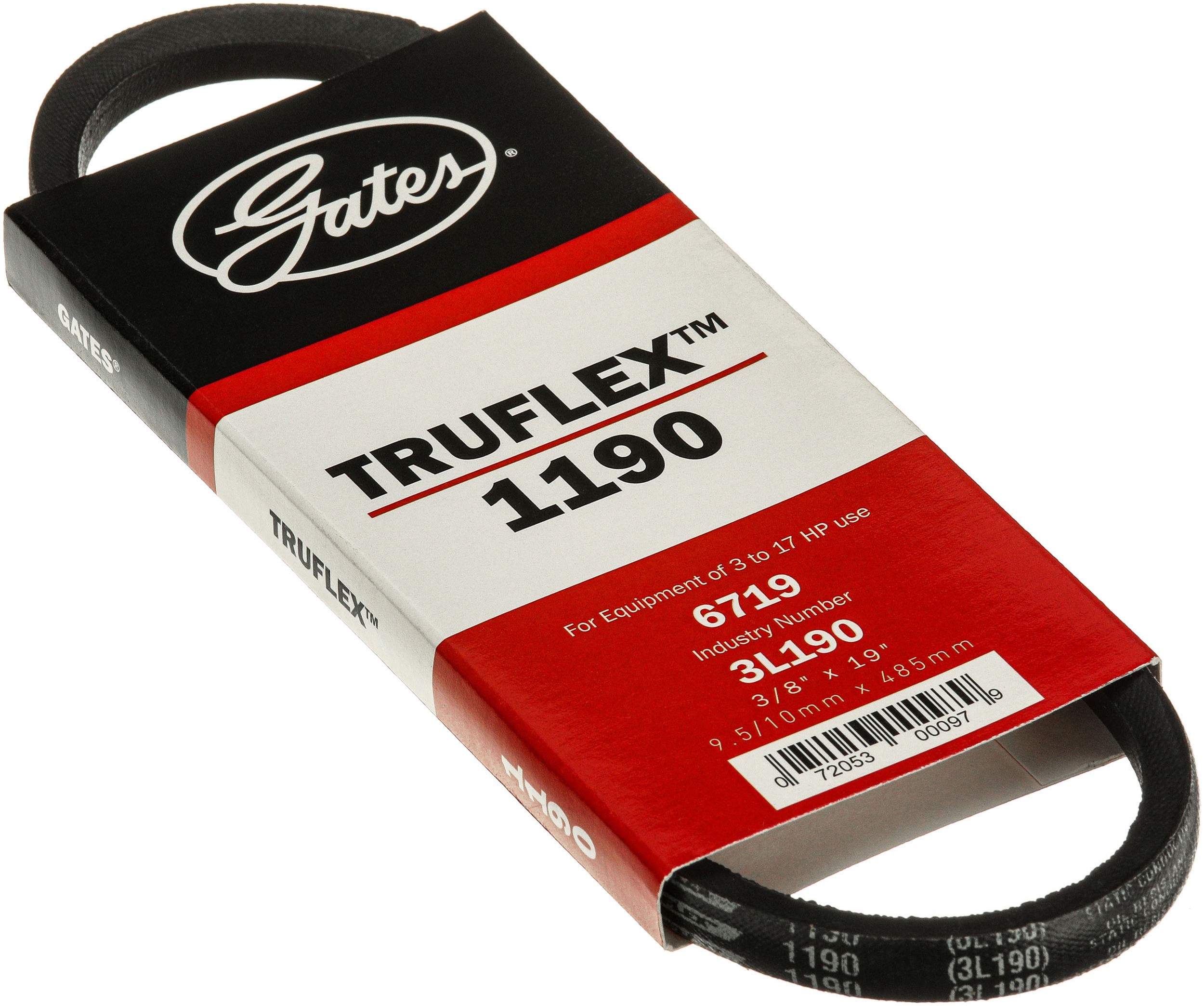 Gates 1190 Truflex FHP Low Horse-Power V-Belt