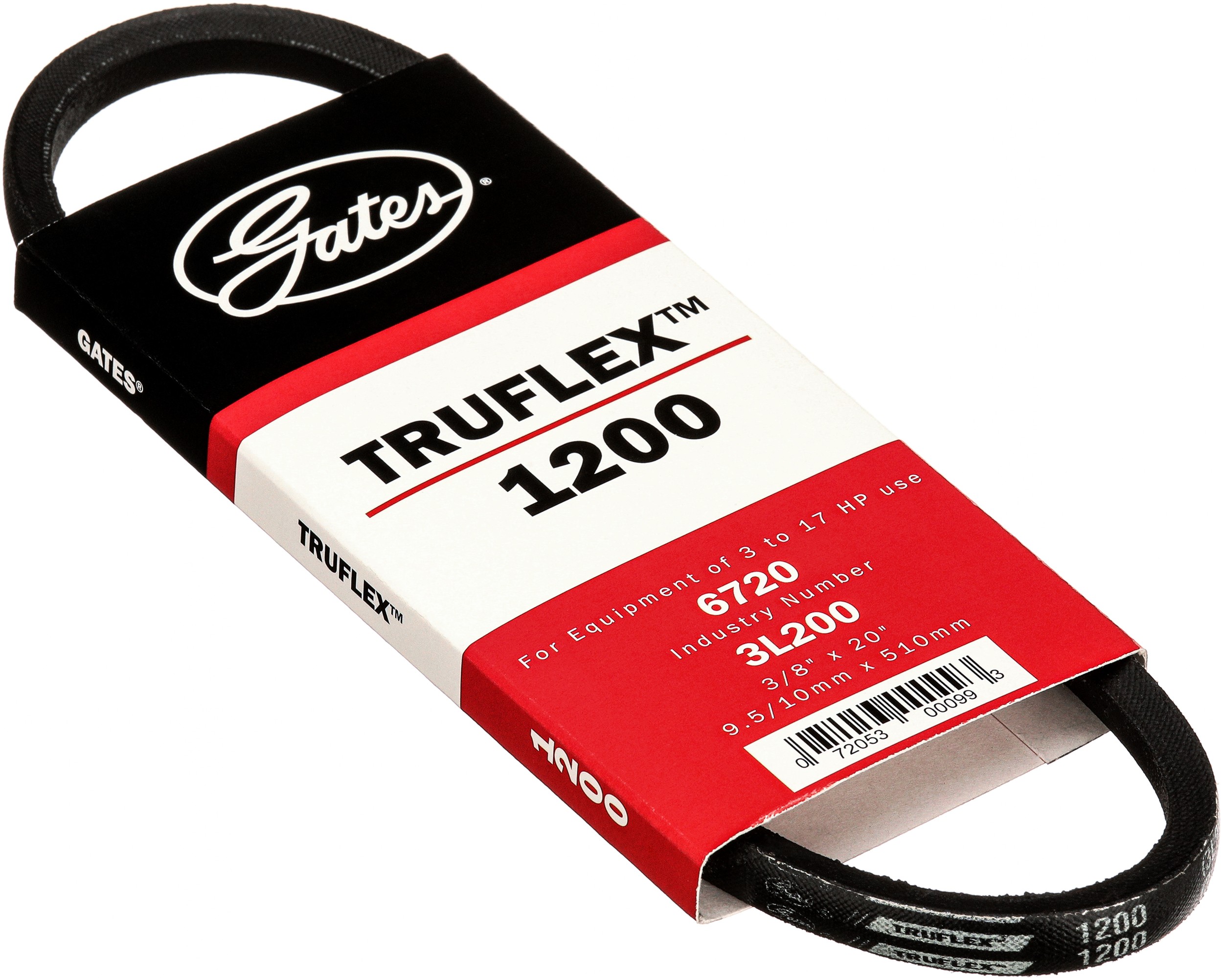 Gates 1200 Truflex FHP Low Horse-Power V-Belt
