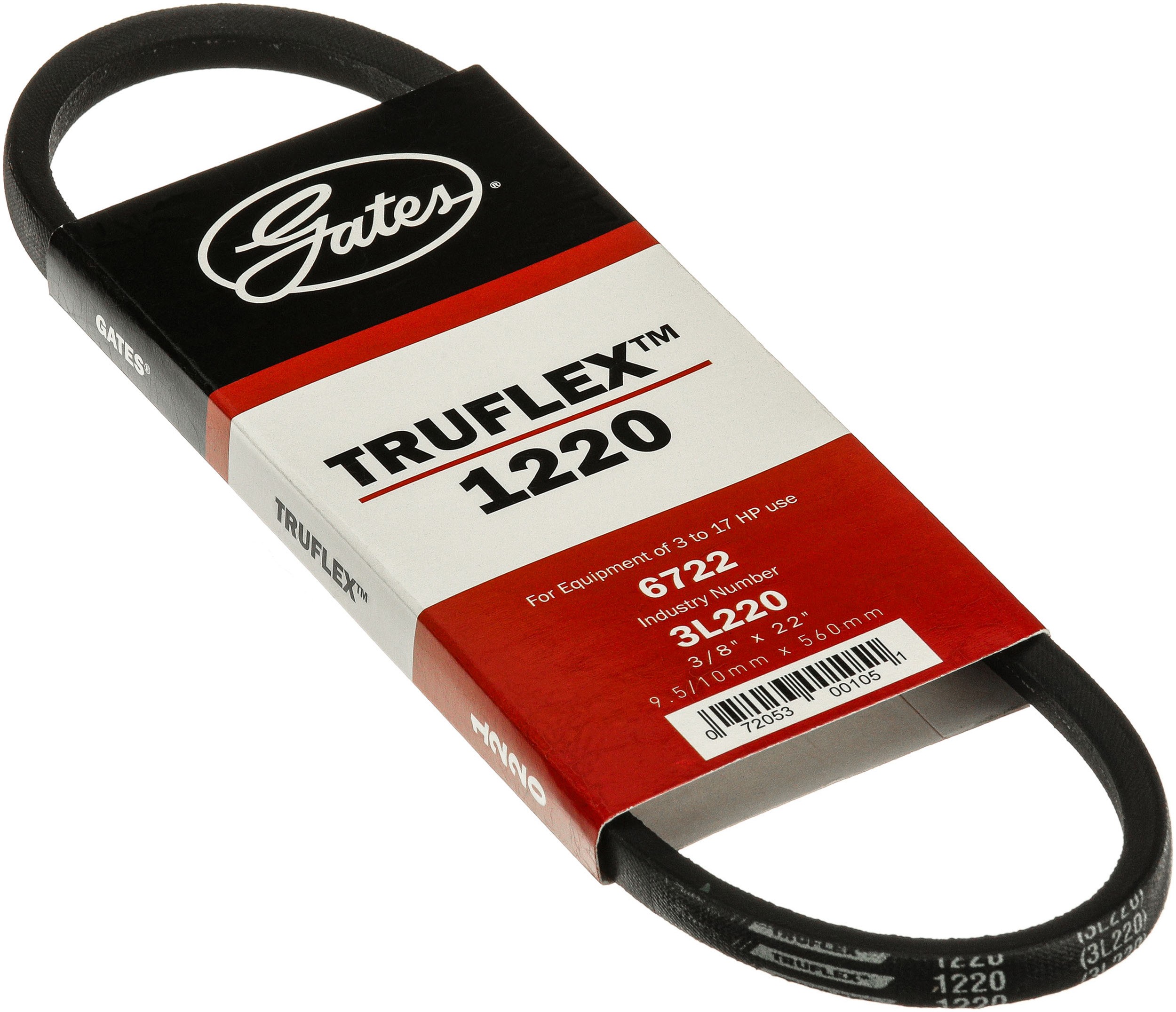 Gates 1220 Truflex FHP Low Horse-Power V-Belt