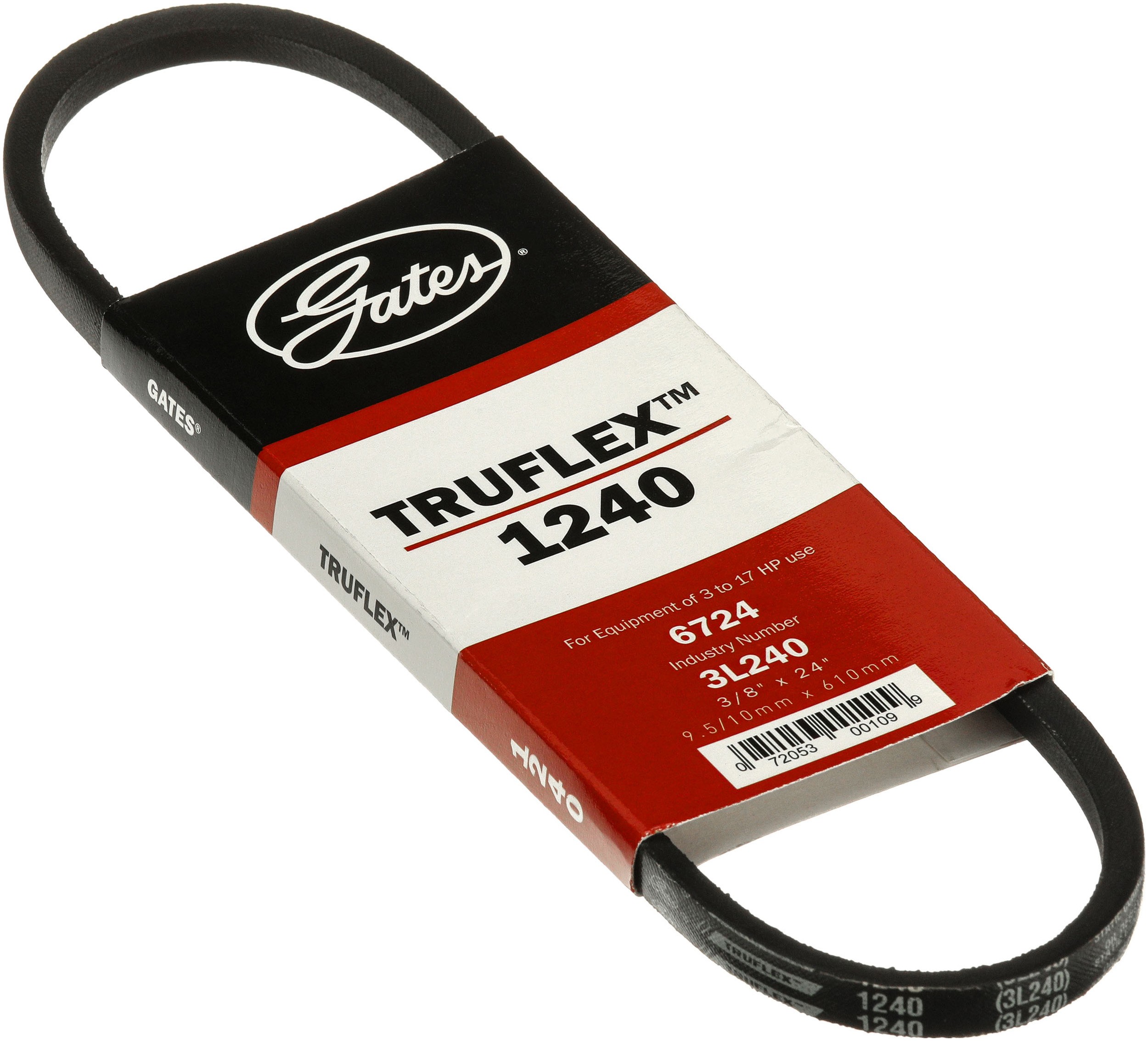 Gates 1240 Truflex FHP Low Horse-Power V-Belt