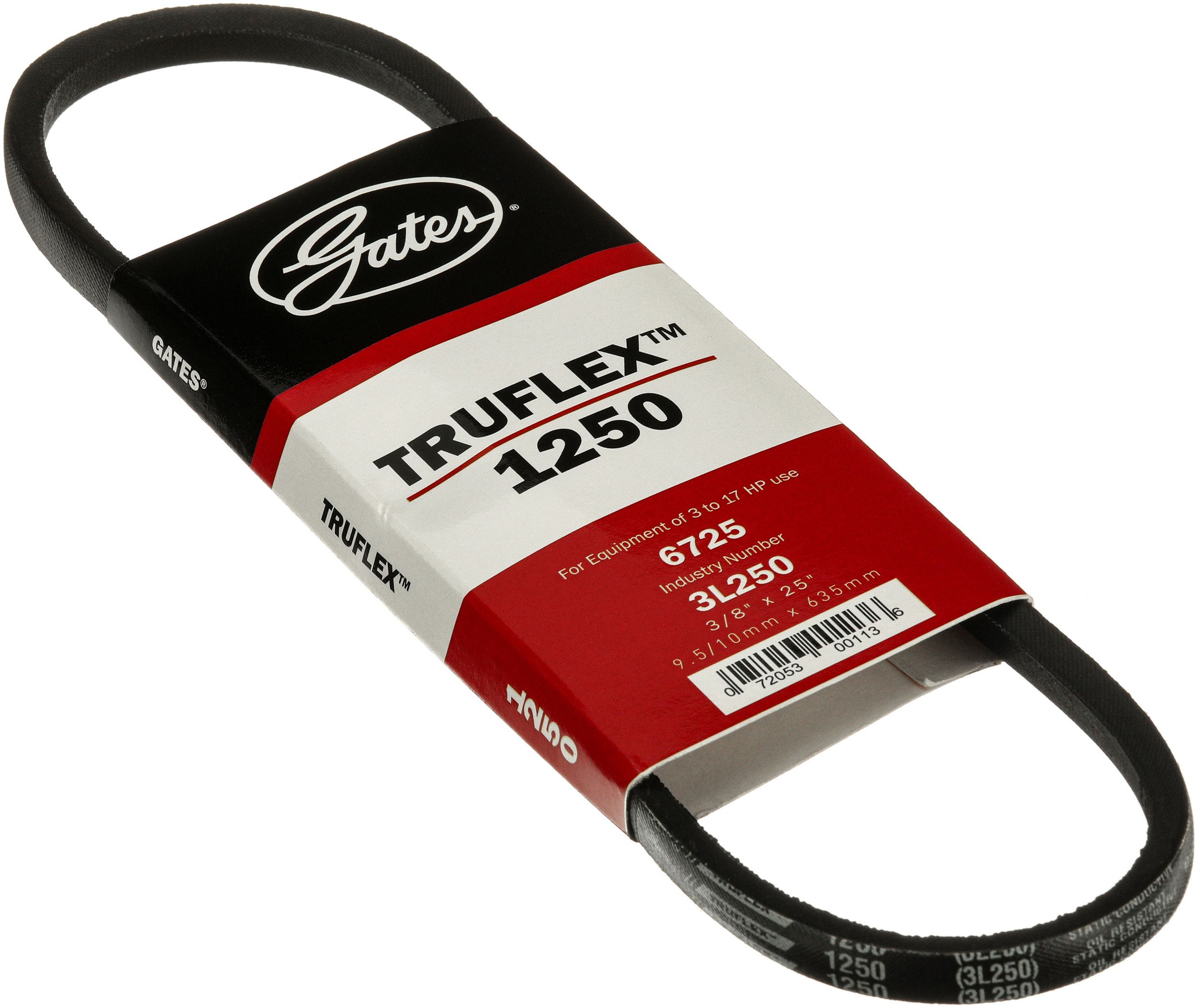 Gates 1250 Truflex FHP Low Horse-Power V-Belt