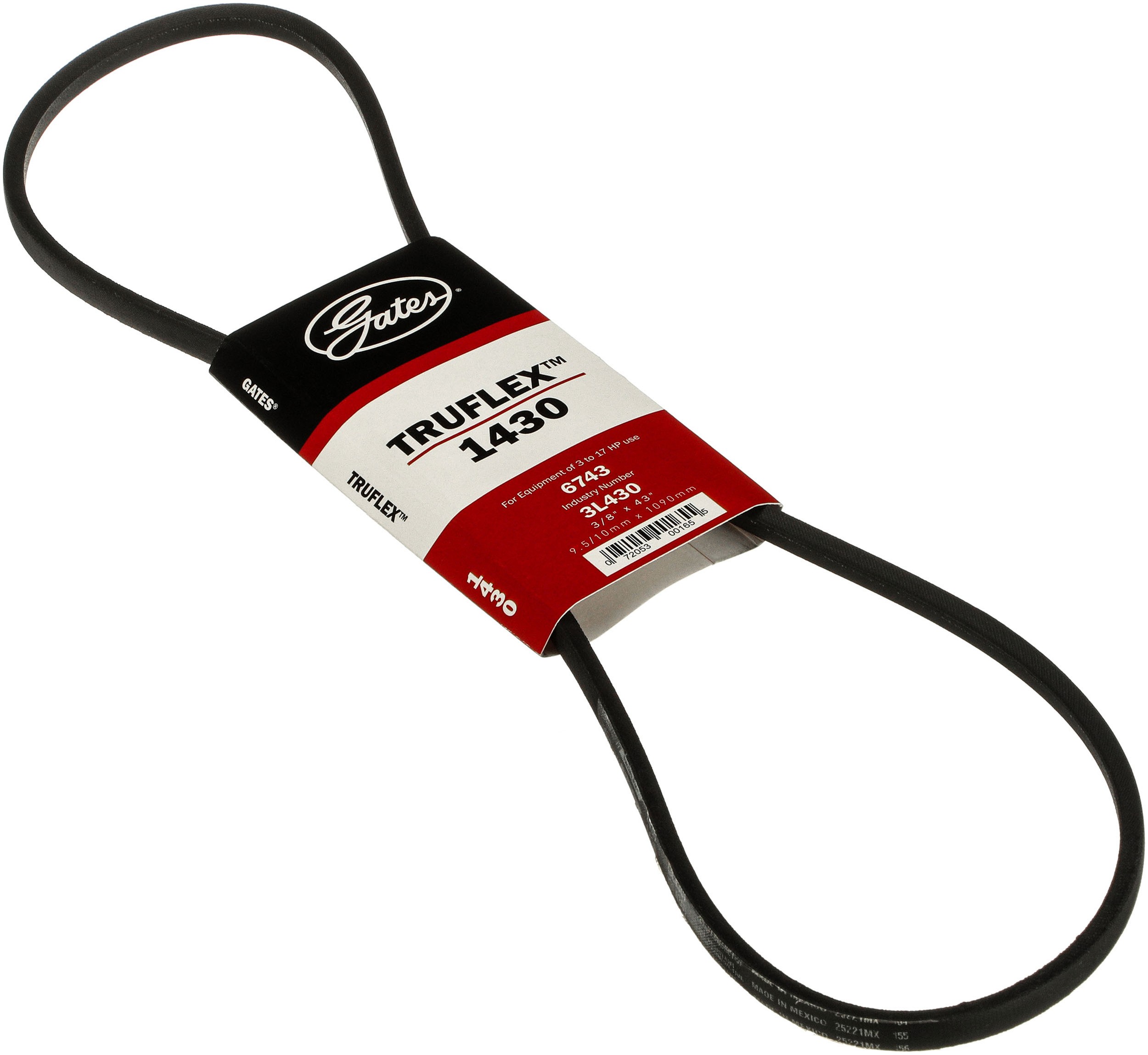 Gates 1430 Truflex FHP Low Horse-Power V-Belt