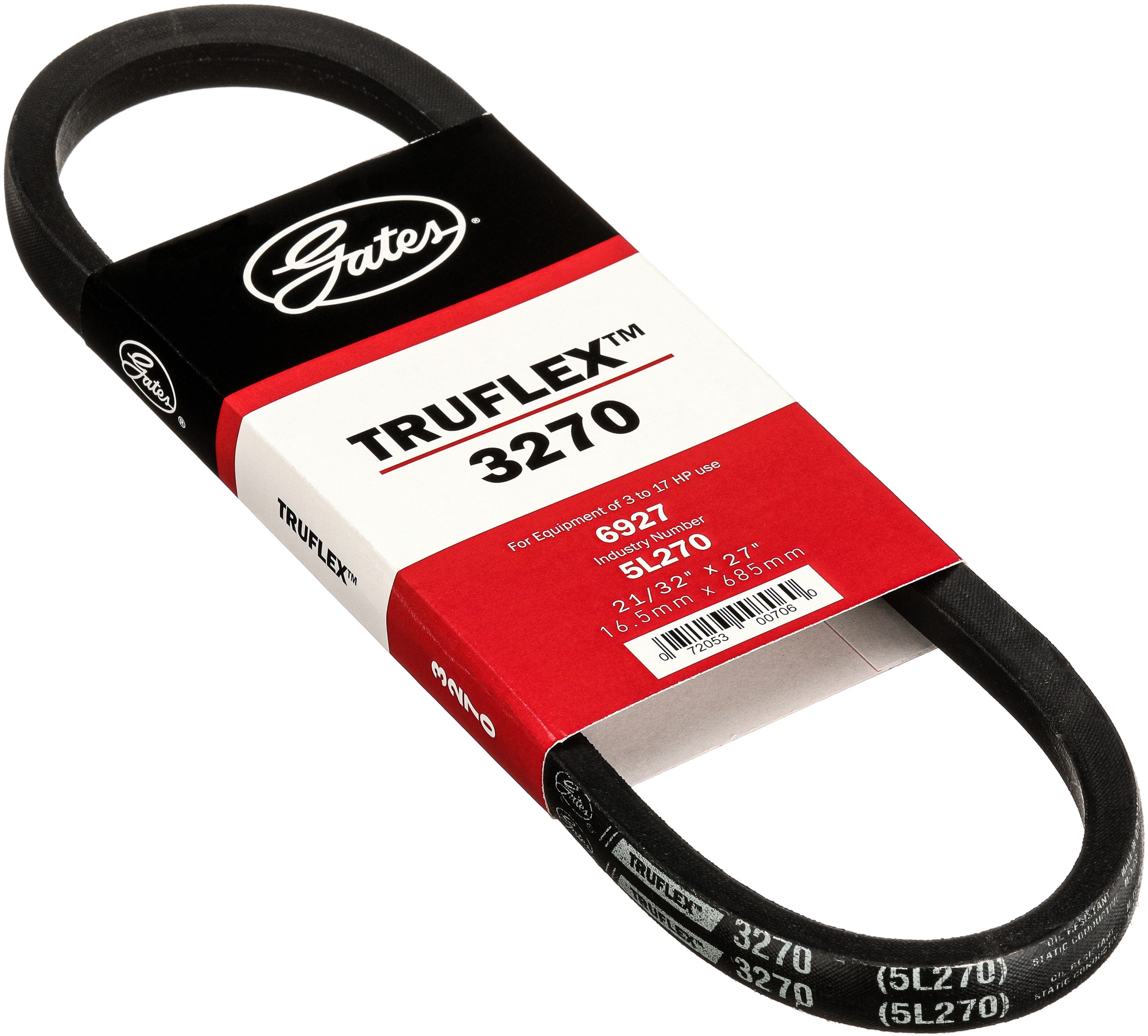 Gates 3270 Truflex FHP Low Horse-Power V-Belt