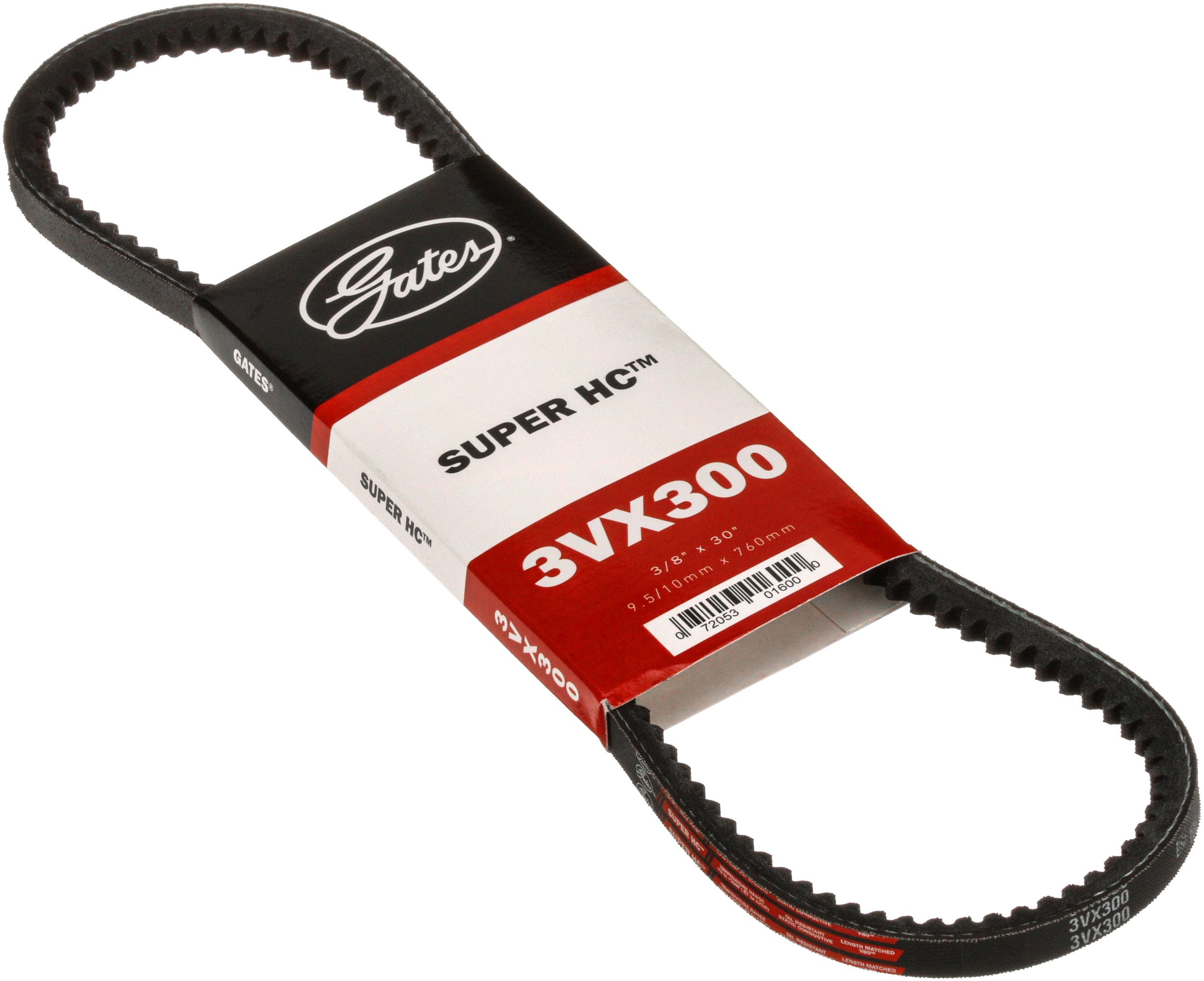 Gates 3VX300 Super HC Narrow Section Molded Notch V-Belt