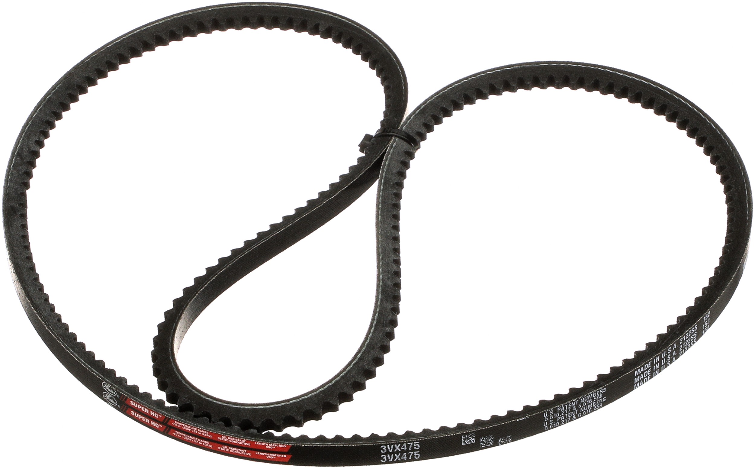 Gates 3VX475 Super HC Narrow Section Molded Notch V-Belt - Image 3