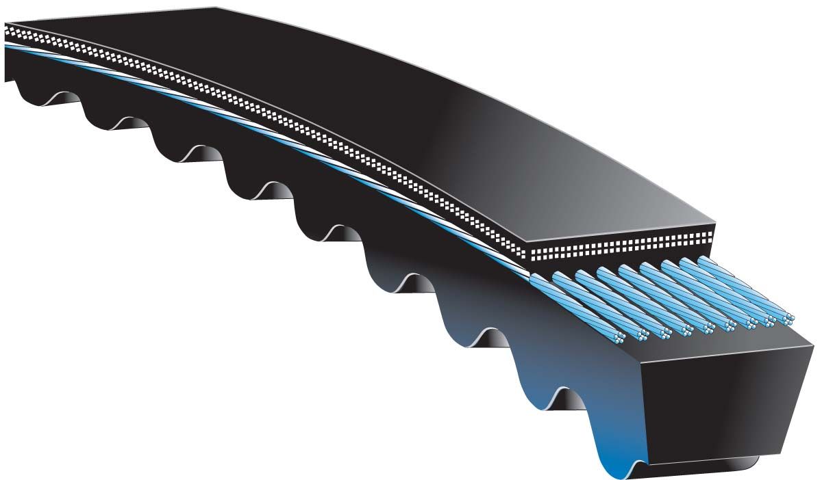 Gates 3VX950 Super HC Narrow Section Molded Notch V-Belt - Image 2