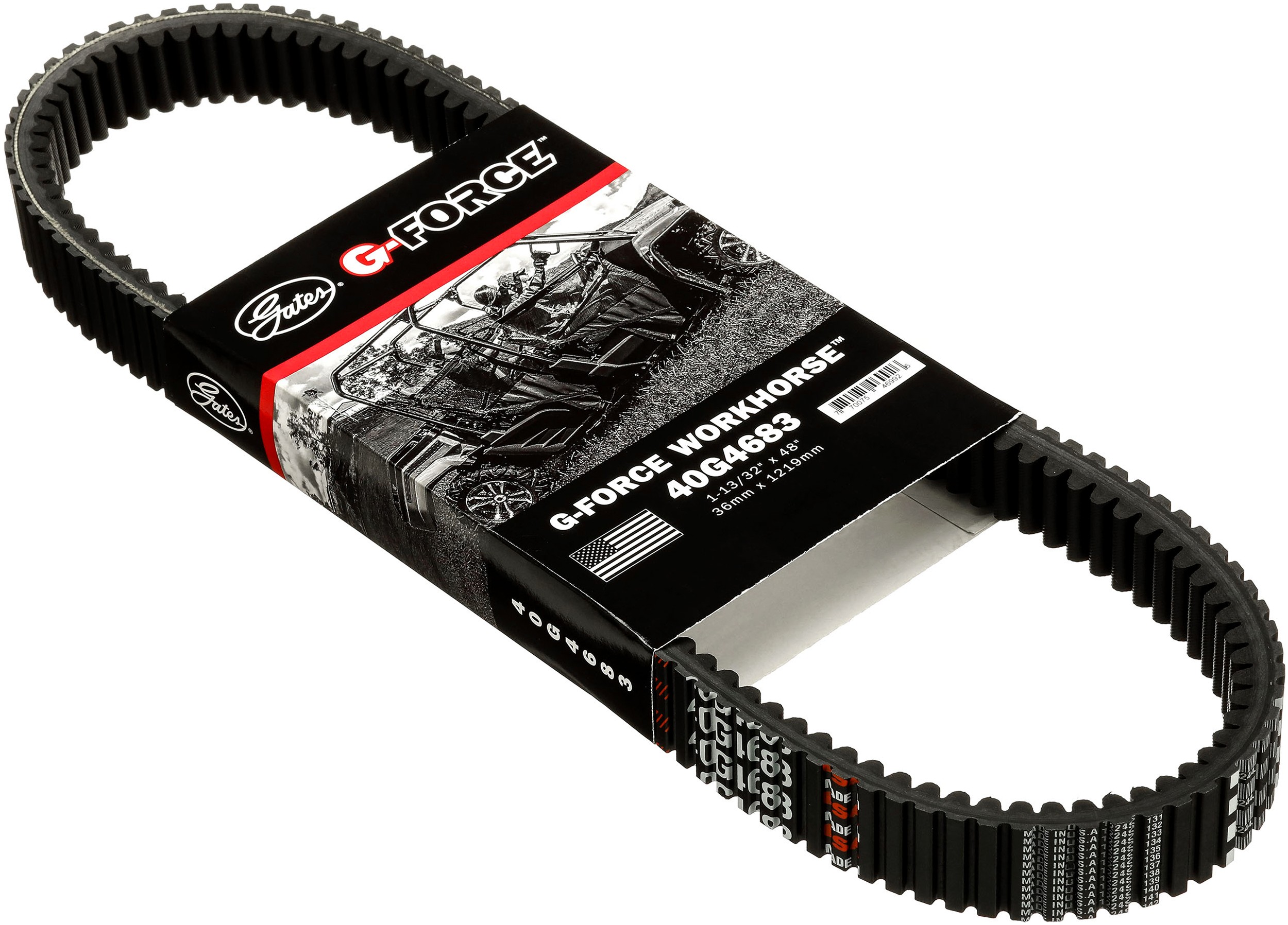 Gates 40G4683 G-Force Workhorse Continuously Variable Transmission (CVT) Belt