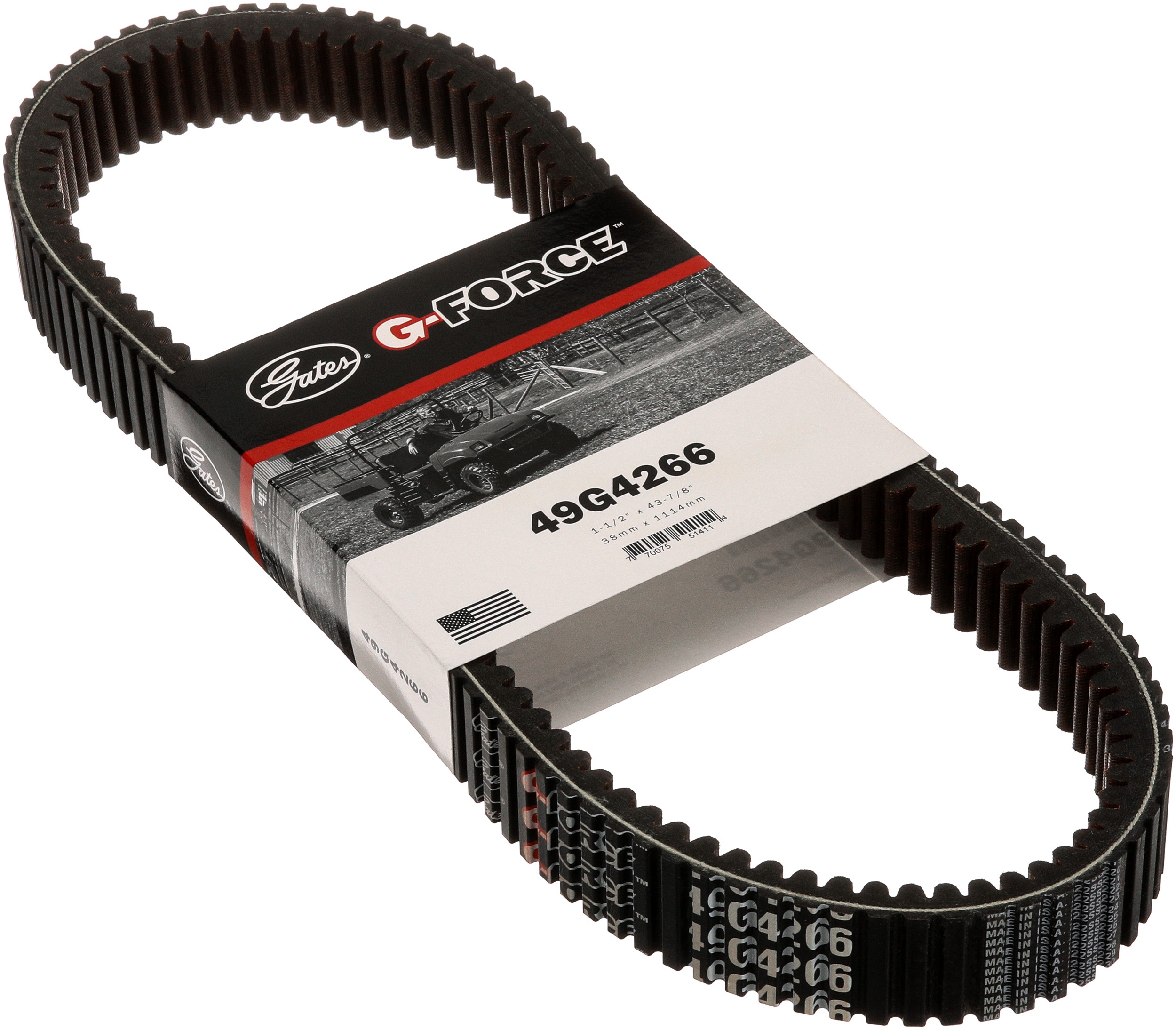 Gates 49G4266 G-Force Continuously Variable Transmission (CVT) Belt
