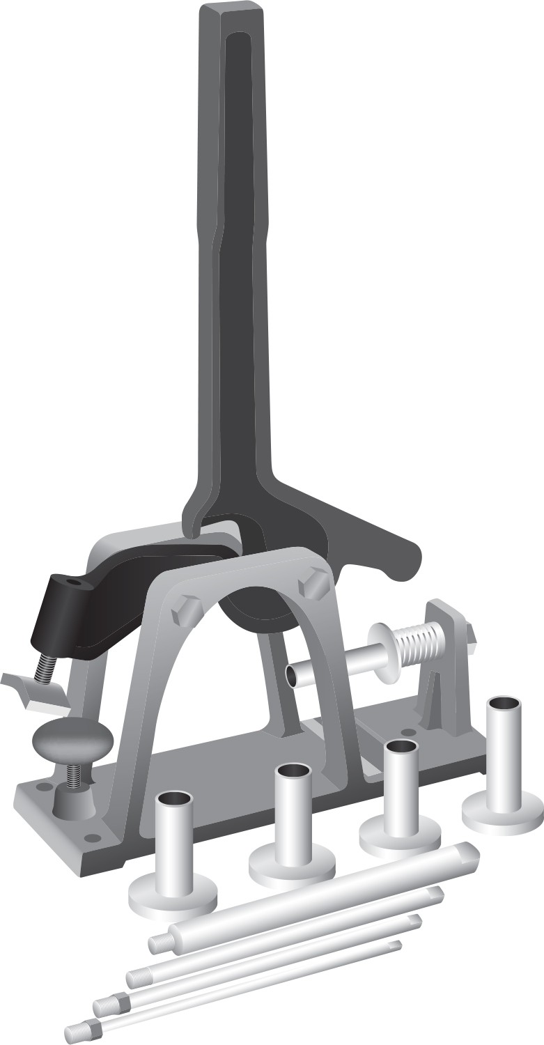 Gates 78050 Lock-On Tool - Hand-Operated Coupling Machine with Mandrels - Image 2