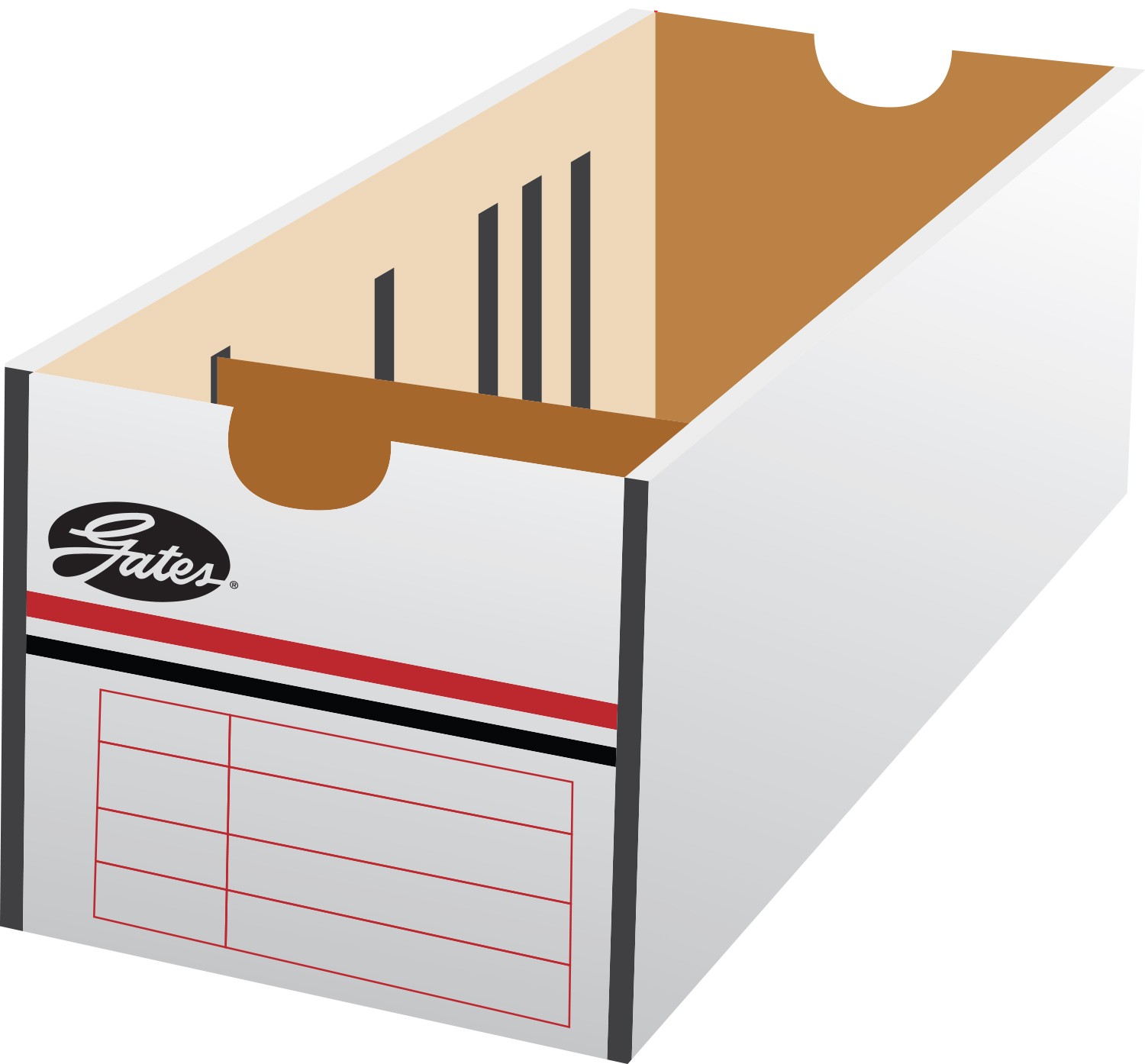 Gates 78212 Cardboard Bin Box - Large 25