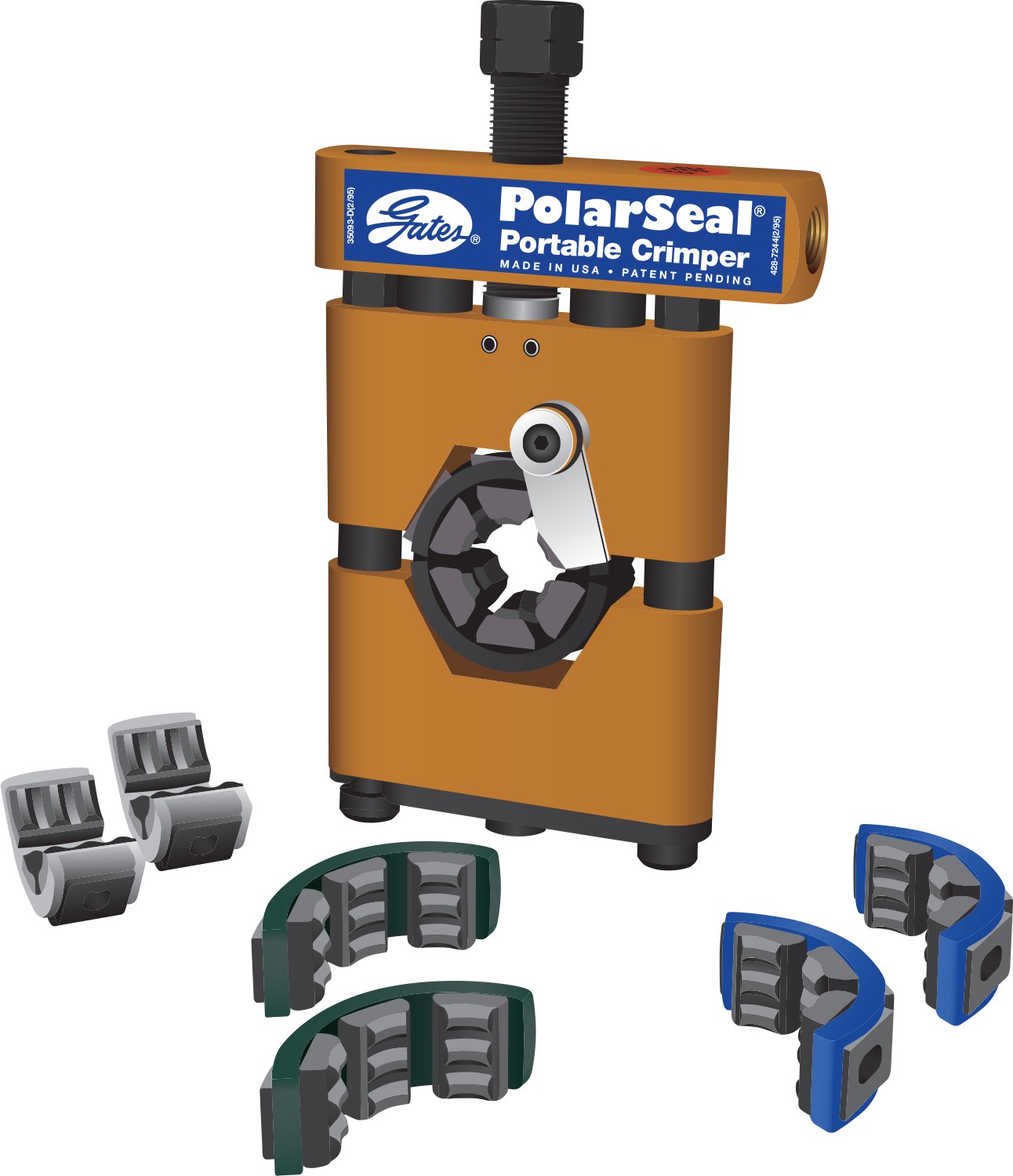 Gates 78659 Die - PolarSeal Hose Portable Crimper - 12 Die PSC2 - Image 2