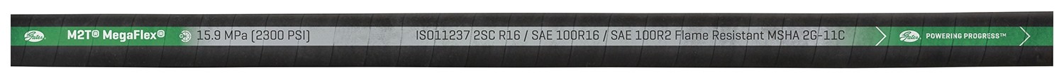 Gates 80302 M2T MegaFlex 2-Wire Braid Hose - SAE 100R16