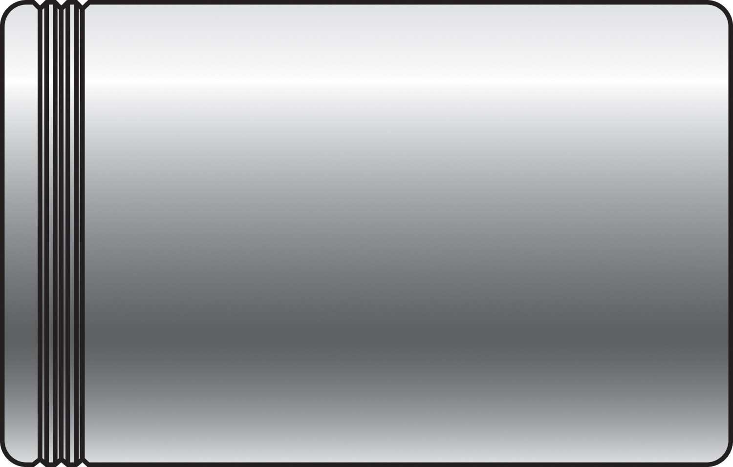 Gates 80483 One Non-Skive Ferrule (Steel) - PC1FS Series (Power Crimp) - Image 3