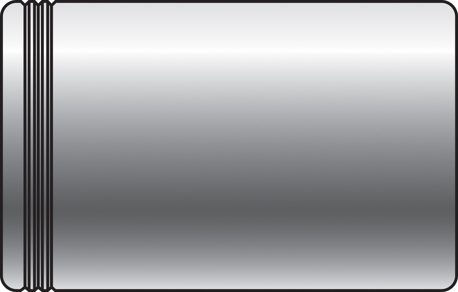 Gates 80486 One Non-Skive Ferrule (Steel) - PC1FS Series (Power Crimp) - Image 3
