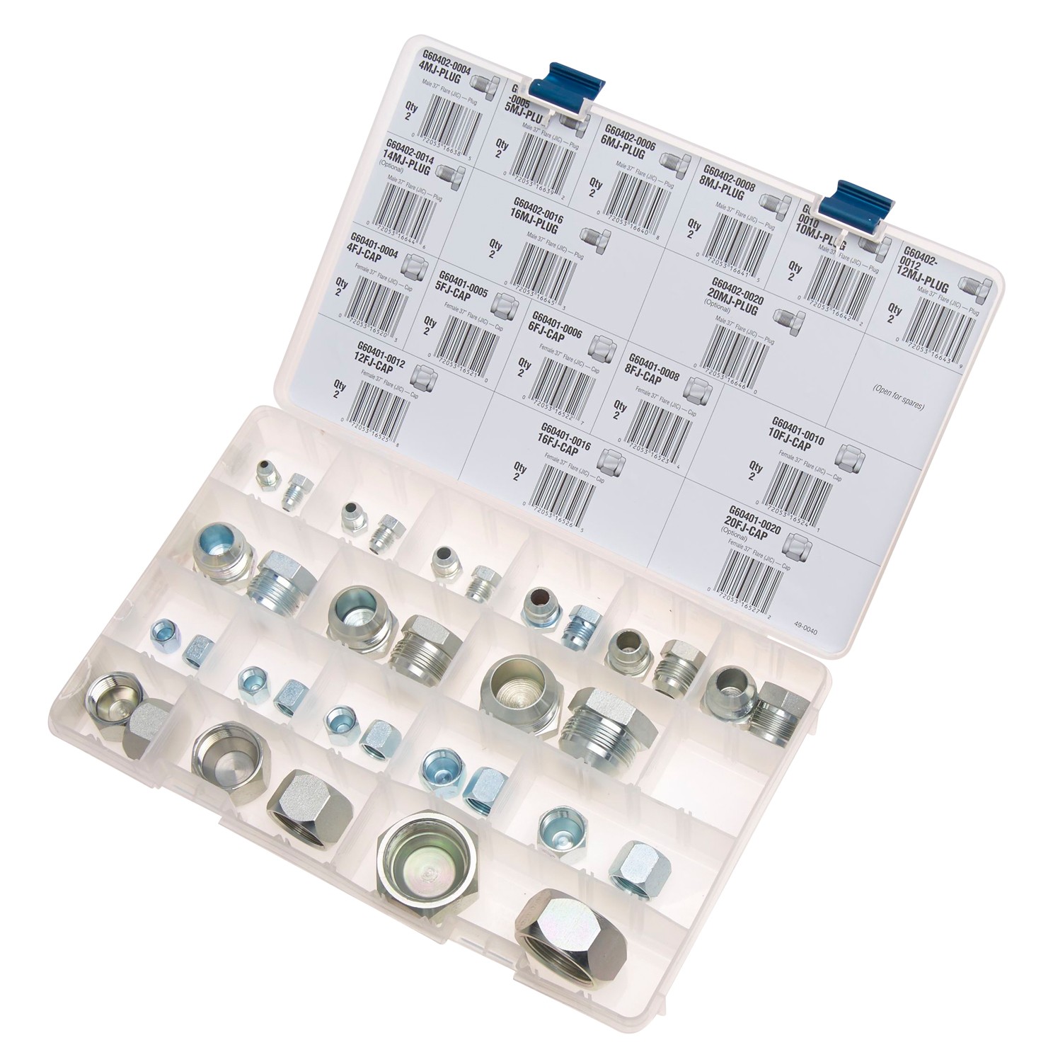 Gates 85003 JIC (MJ) Plug and Cap (FJ) Kit