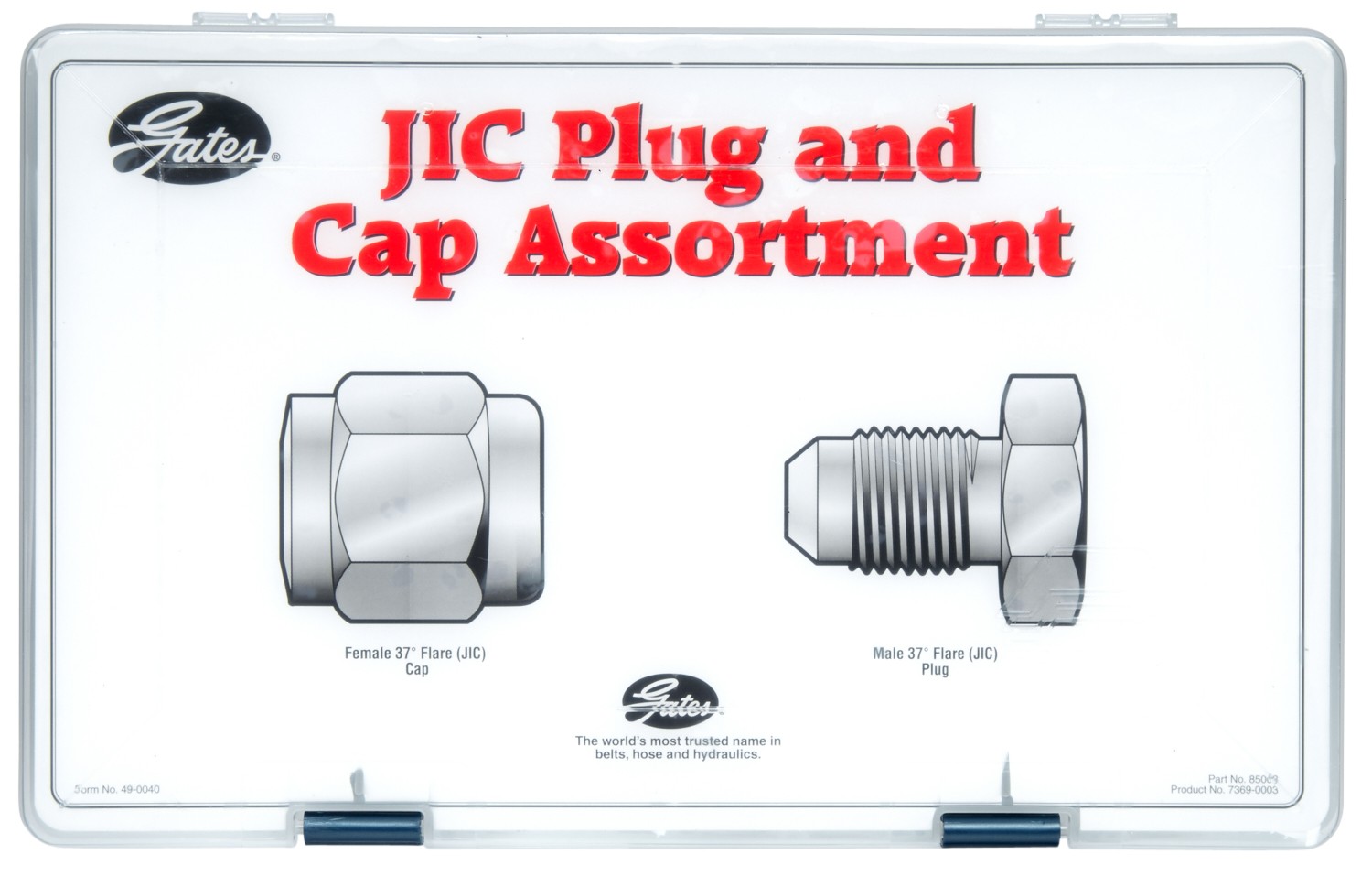 Gates 85003 JIC (MJ) Plug and Cap (FJ) Kit - Image 2