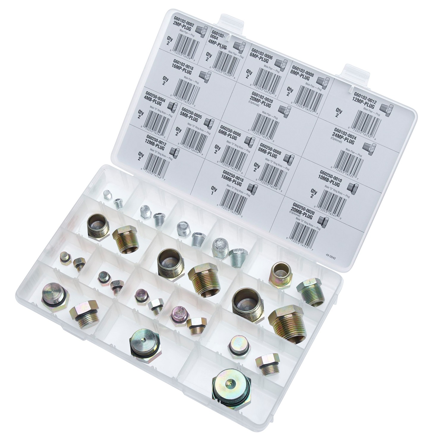 Gates 85004 Male Pipe (MP) and O-Ring Boss (MB) Plug Kit