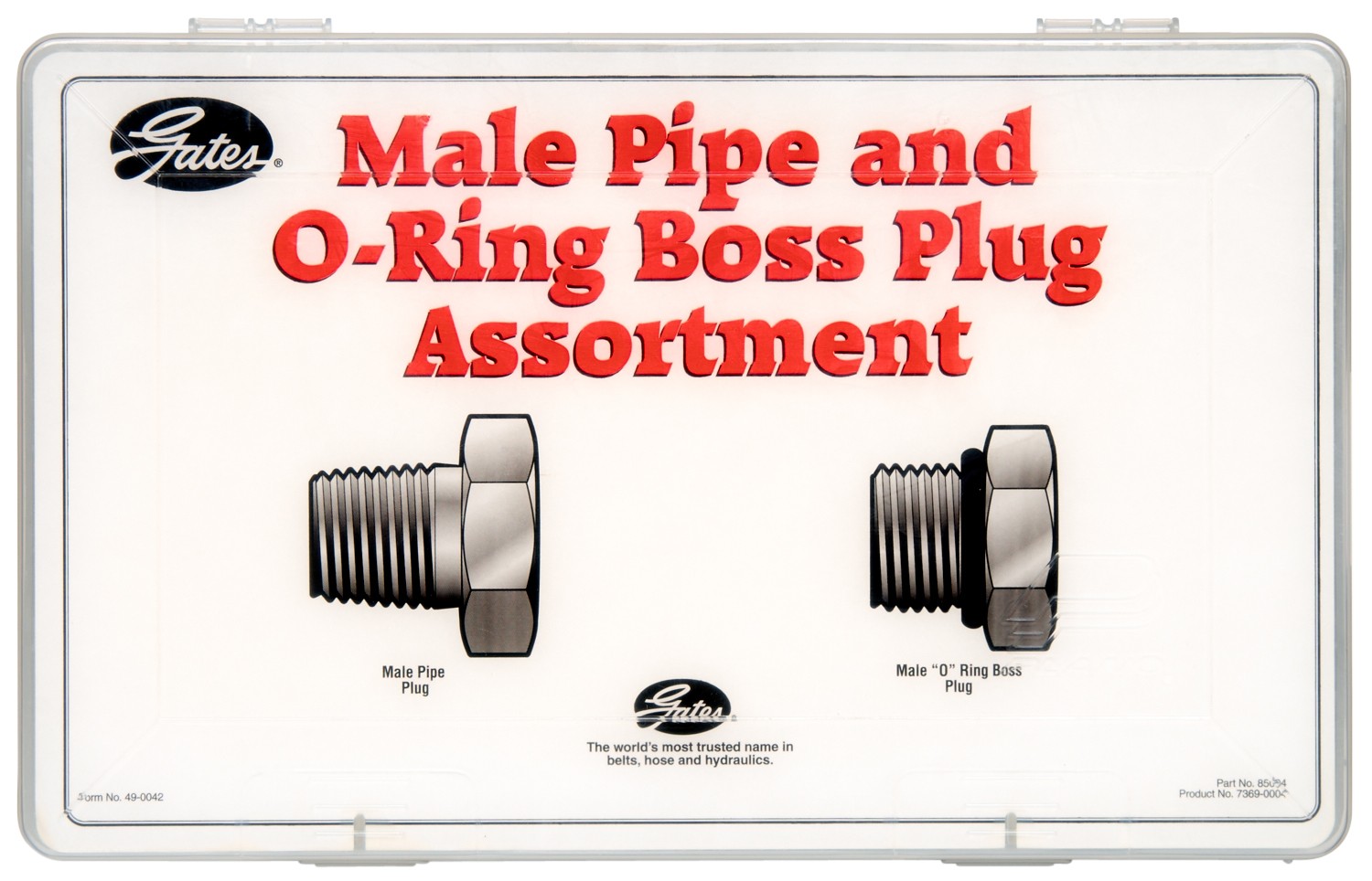 Gates 85004 Male Pipe (MP) and O-Ring Boss (MB) Plug Kit - Image 2