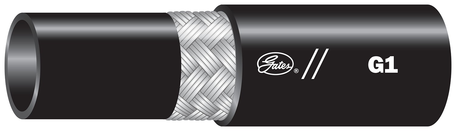 Gates 86612 Global G1 1-Wire Braid Hose - SAE 100R1 Type S