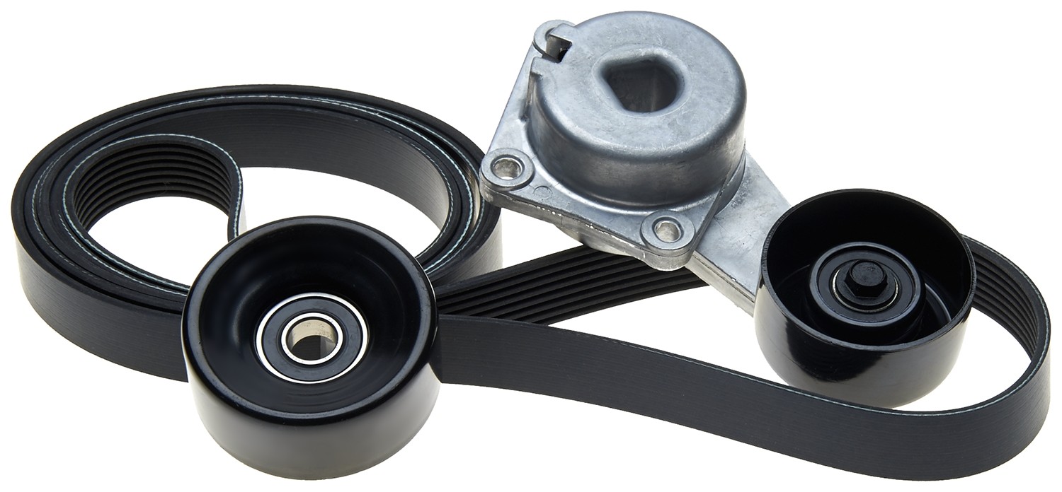 Gates 90K38133 FleetRunner Heavy-Duty Serpentine Belt Drive Component Kit