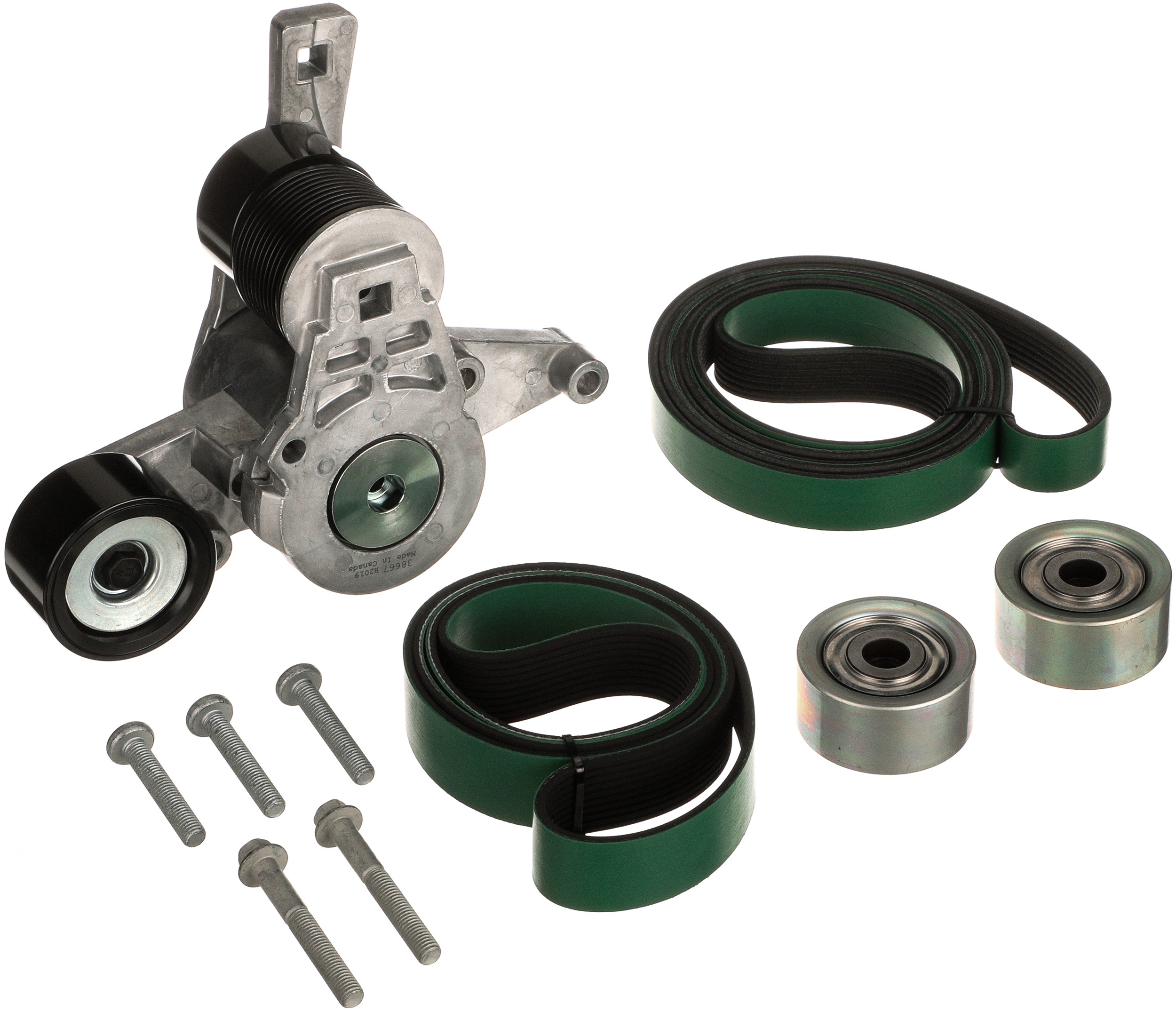 Gates 90K-38667HDB FleetRunner Heavy-Duty Serpentine Belt Drive Component Kit