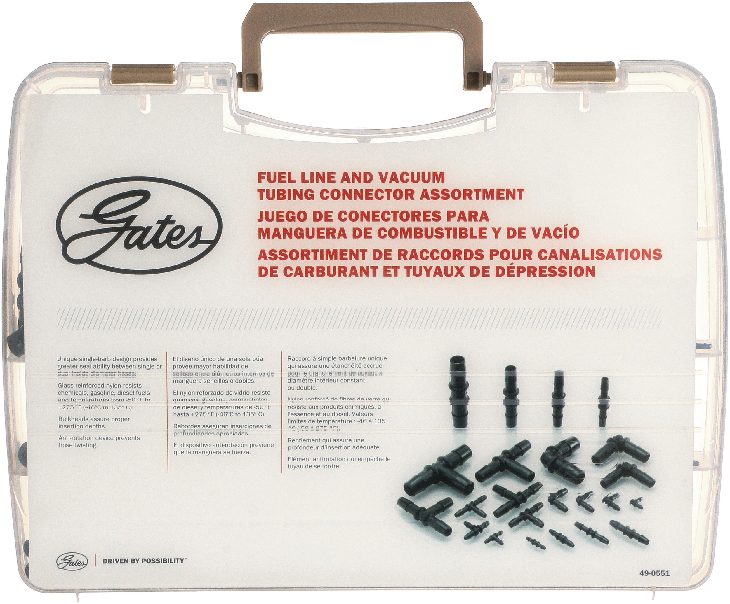 Gates 91174 Fuel Hose Connector Assortment - Image 3