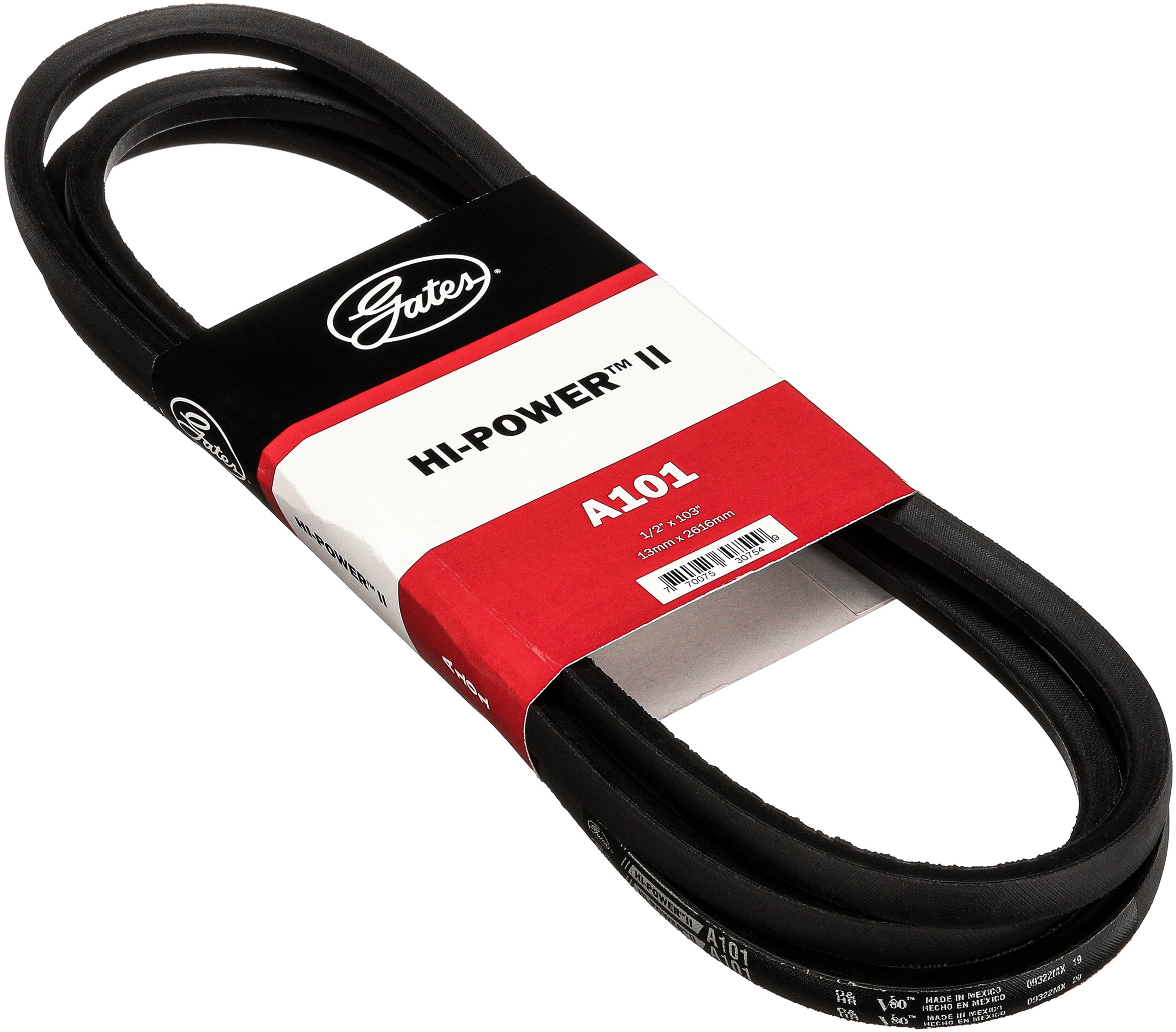 Gates A101 Hi-Power II Classical Section Wrapped V-Belt